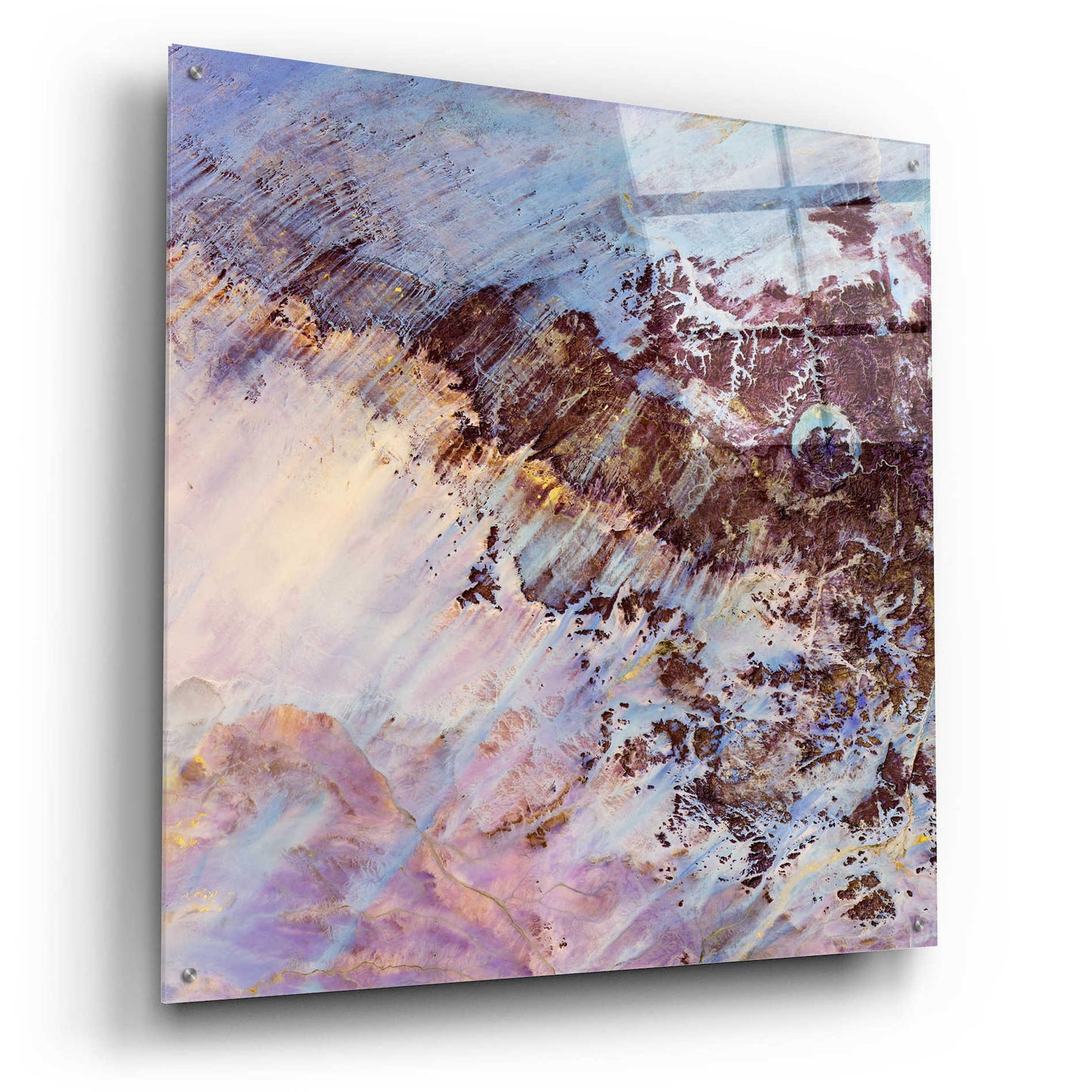 Epic Art 'Earth as Art: Storm Amid the Calm,' Acrylic Glass Wall Art,36x36