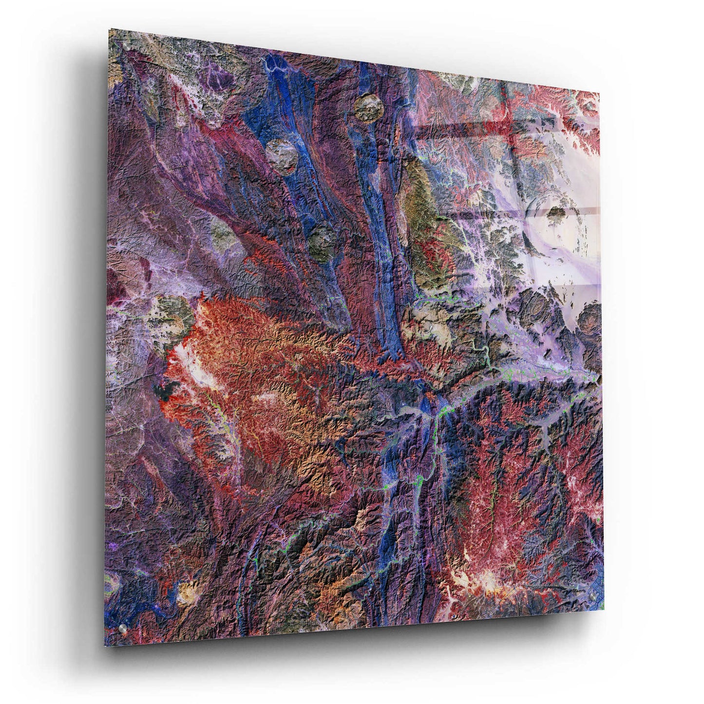 Epic Art 'Earth as Art: Tapestry,' Acrylic Glass Wall Art,36x36