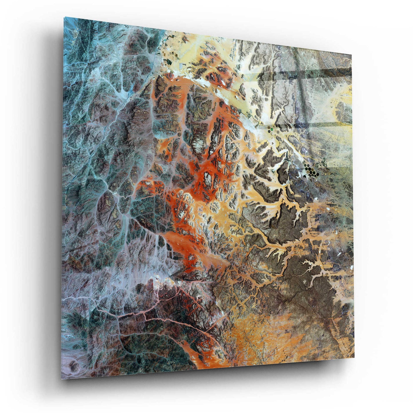 Epic Art 'Earth as Art: Unfriendly Landscape,' Acrylic Glass Wall Art,12x12