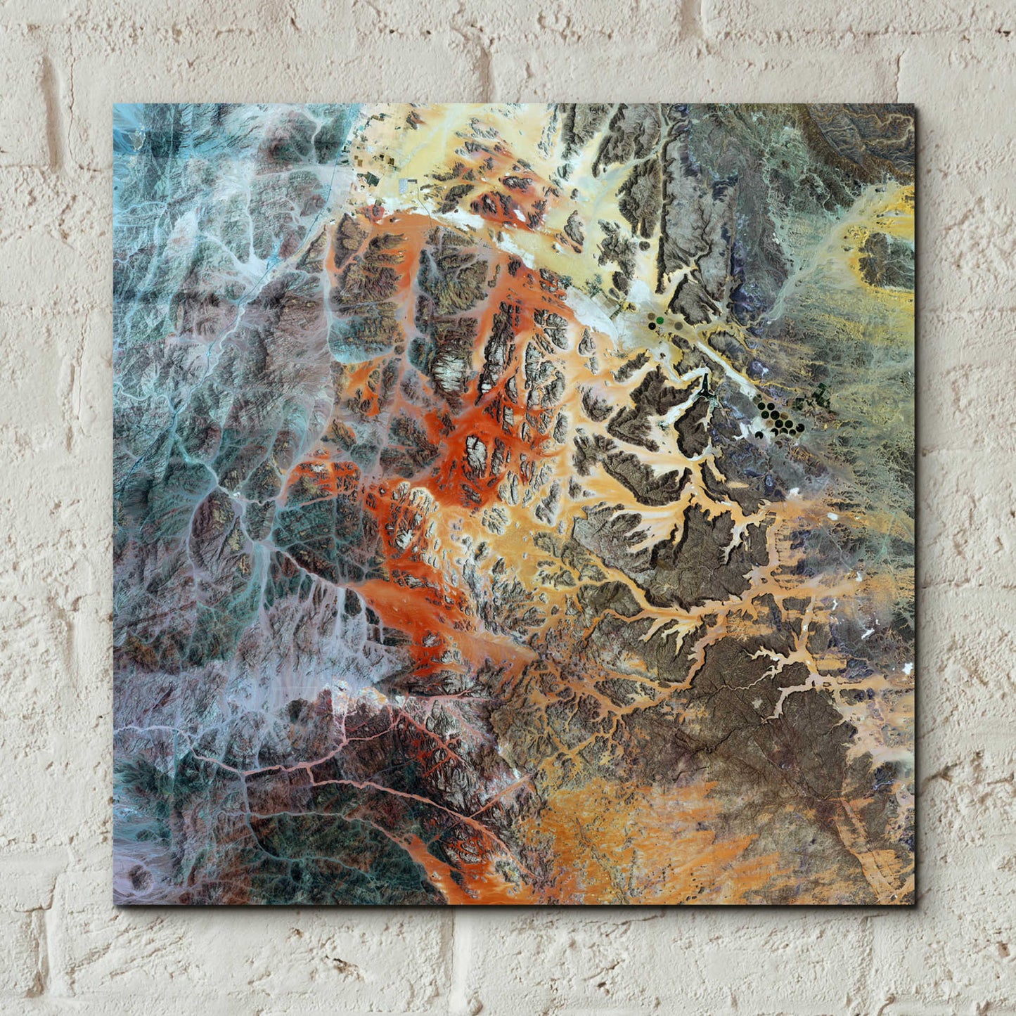 Epic Art 'Earth as Art: Unfriendly Landscape,' Acrylic Glass Wall Art,12x12