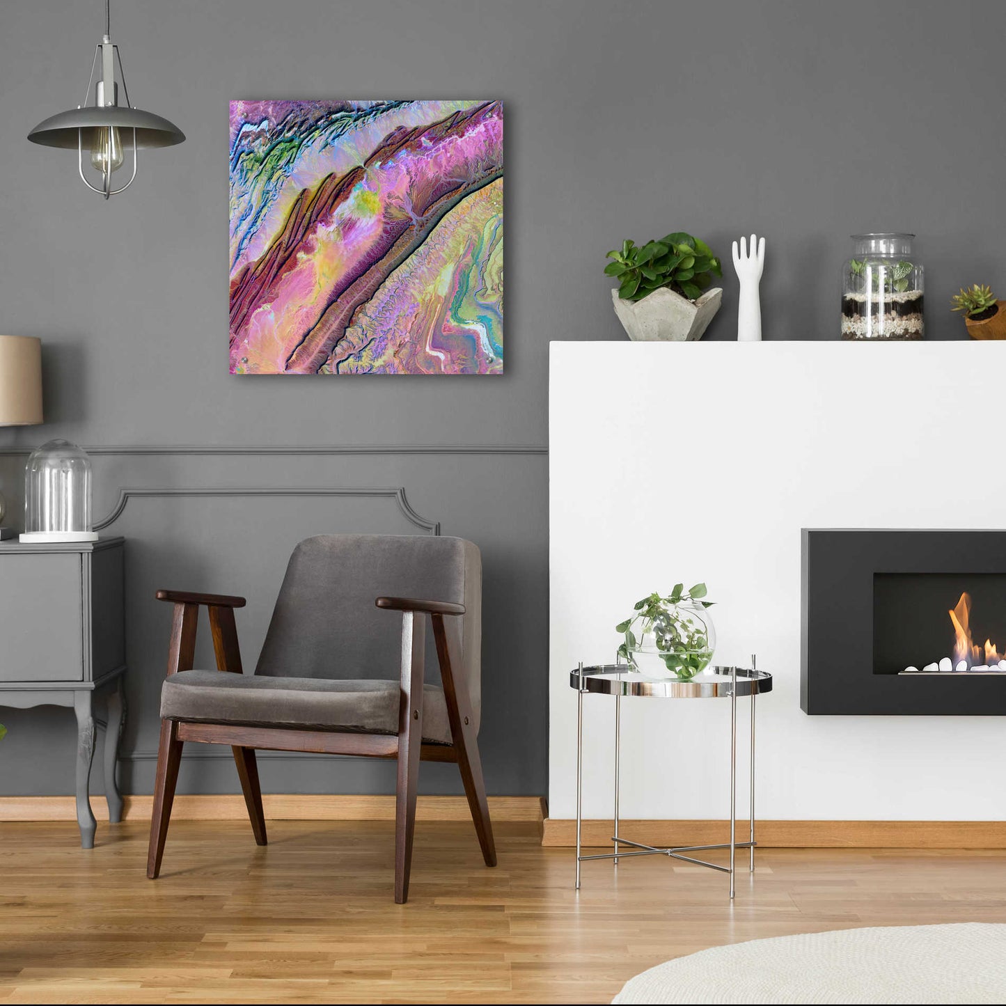 Epic Art 'Earth as Art: Desert Ribbons,' Acrylic Glass Wall Art,24x24