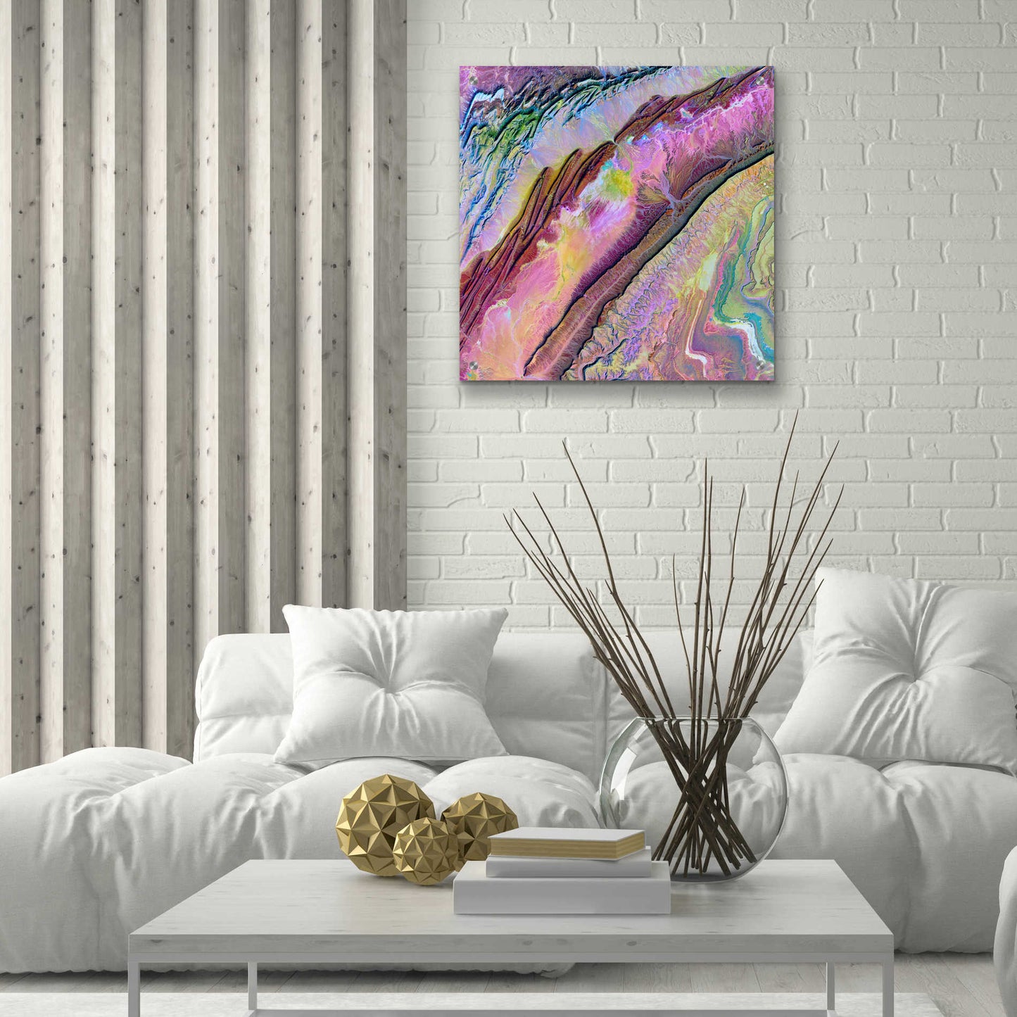 Epic Art 'Earth as Art: Desert Ribbons,' Acrylic Glass Wall Art,24x24