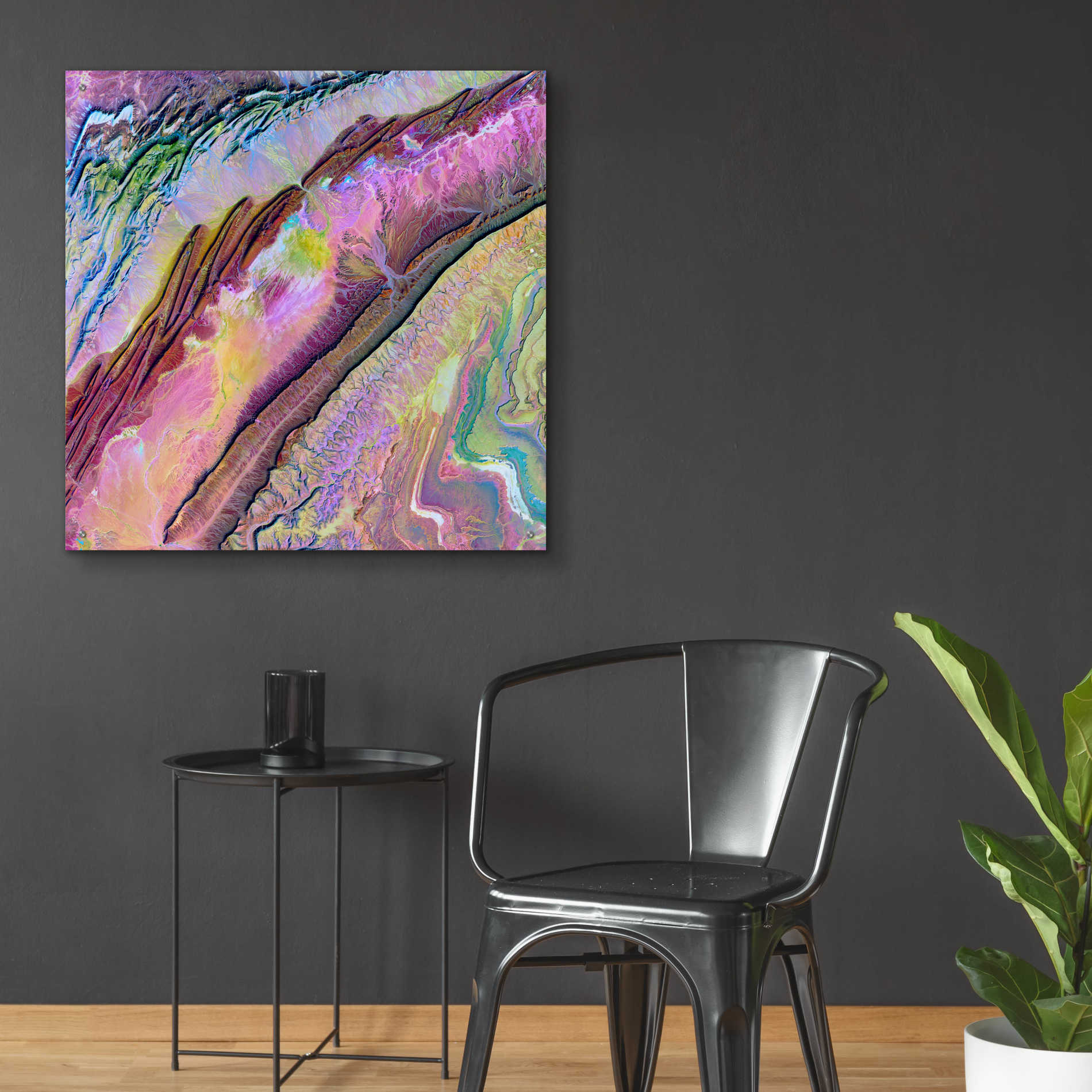 Epic Art 'Earth as Art: Desert Ribbons,' Acrylic Glass Wall Art,36x36