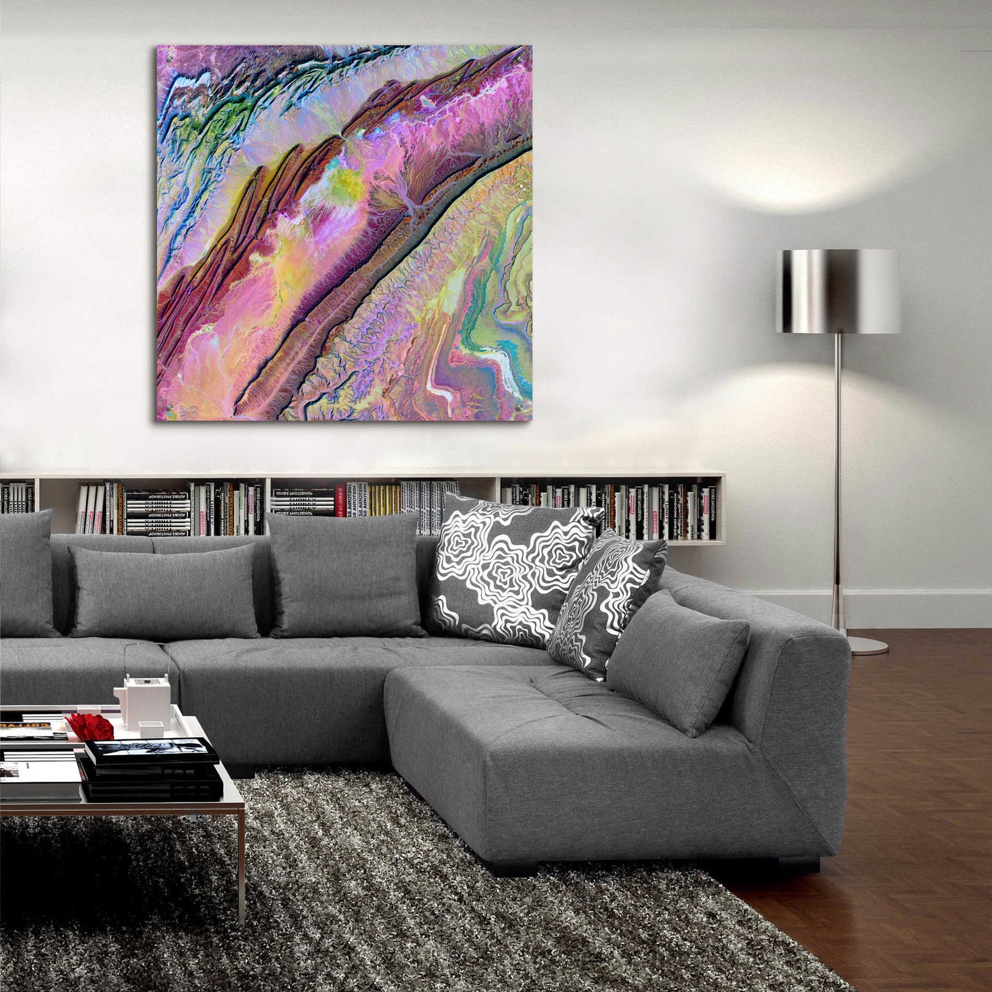 Epic Art 'Earth as Art: Desert Ribbons,' Acrylic Glass Wall Art,36x36