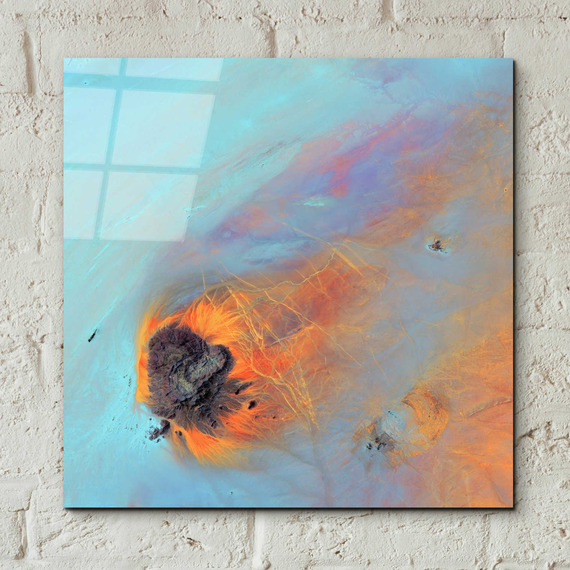 Epic Art 'Earth as Art: Re-Entry,' Acrylic Glass Wall Art,12x12