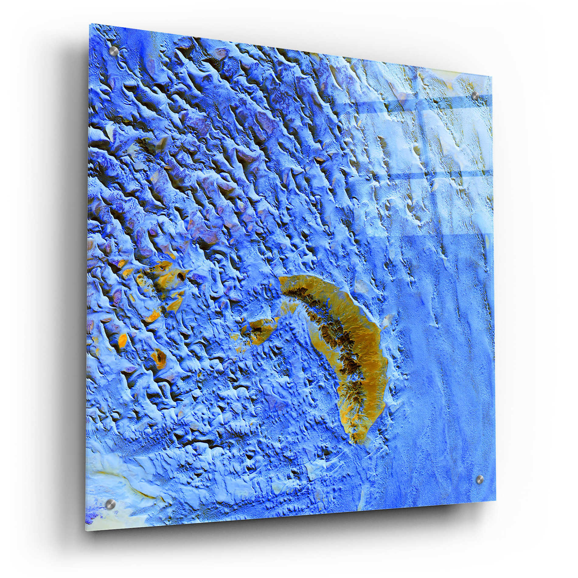 Epic Art 'Earth as Art: Sand Waves,' Acrylic Glass Wall Art,24x24