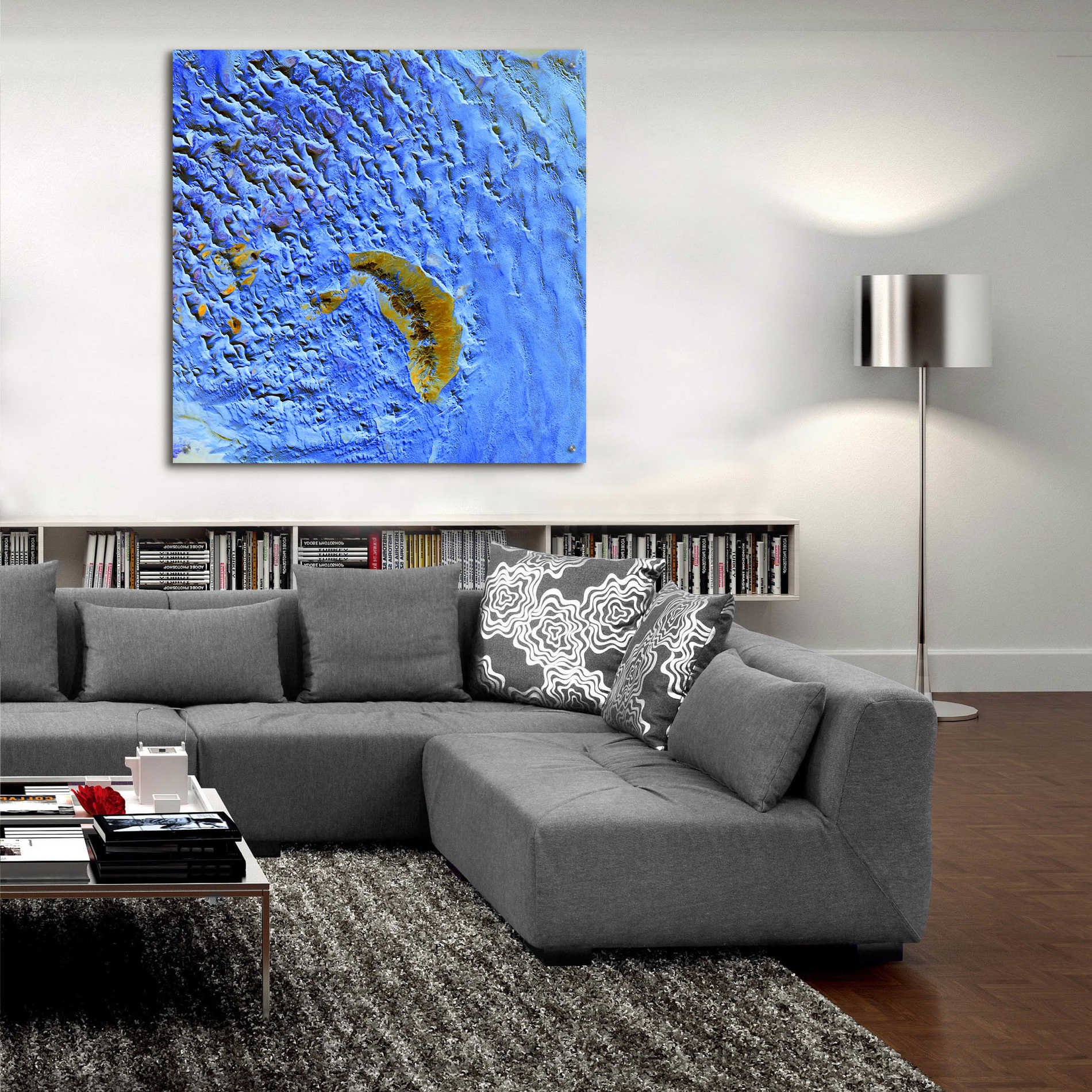 Epic Art 'Earth as Art: Sand Waves,' Acrylic Glass Wall Art,36x36