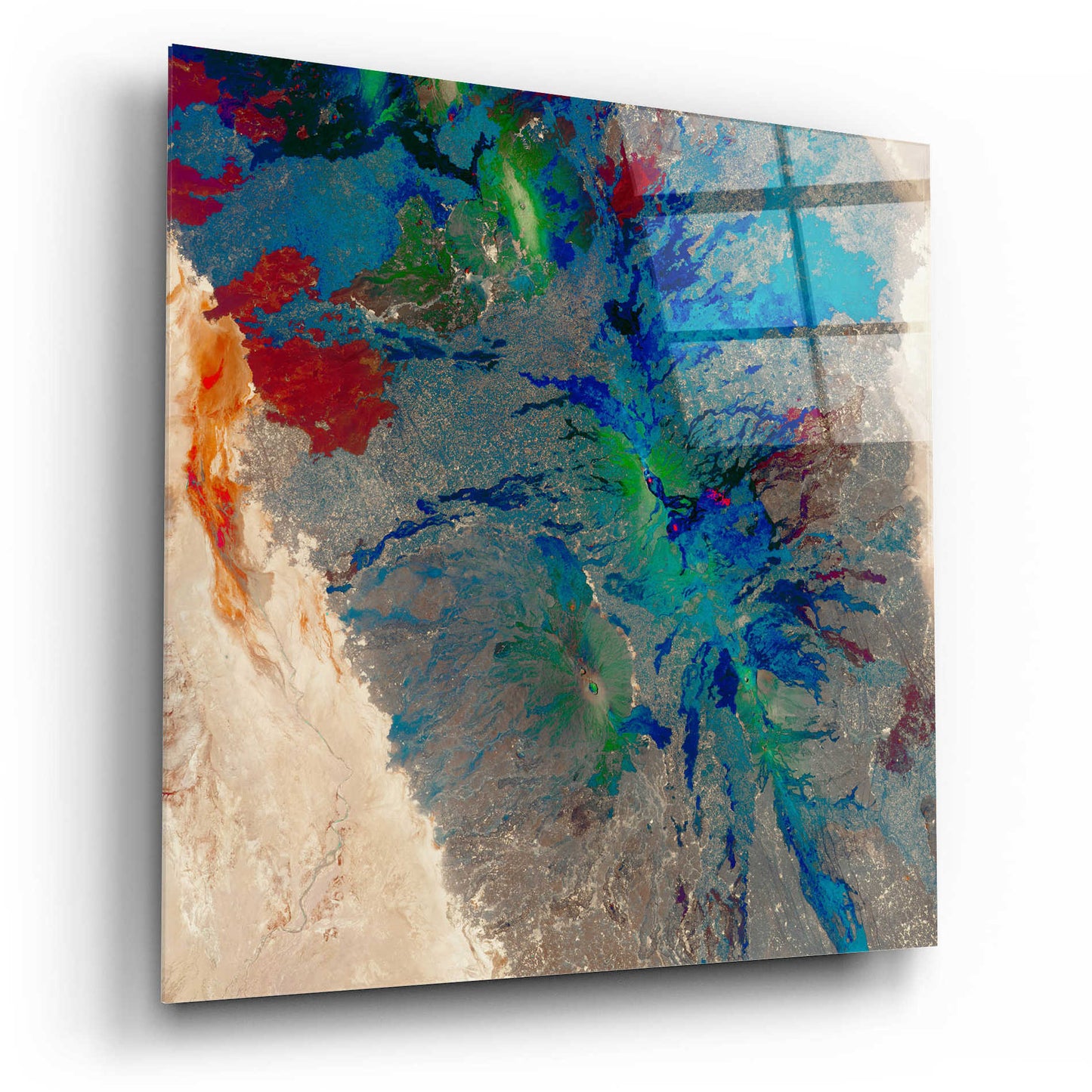 Epic Art 'Earth as Art: Torn Apart,' Acrylic Glass Wall Art,12x12