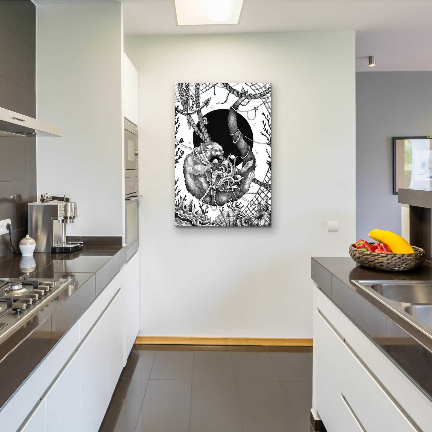 Epic Art 'Otter' by Avery Multer, Acrylic Glass Wall Art,24x36