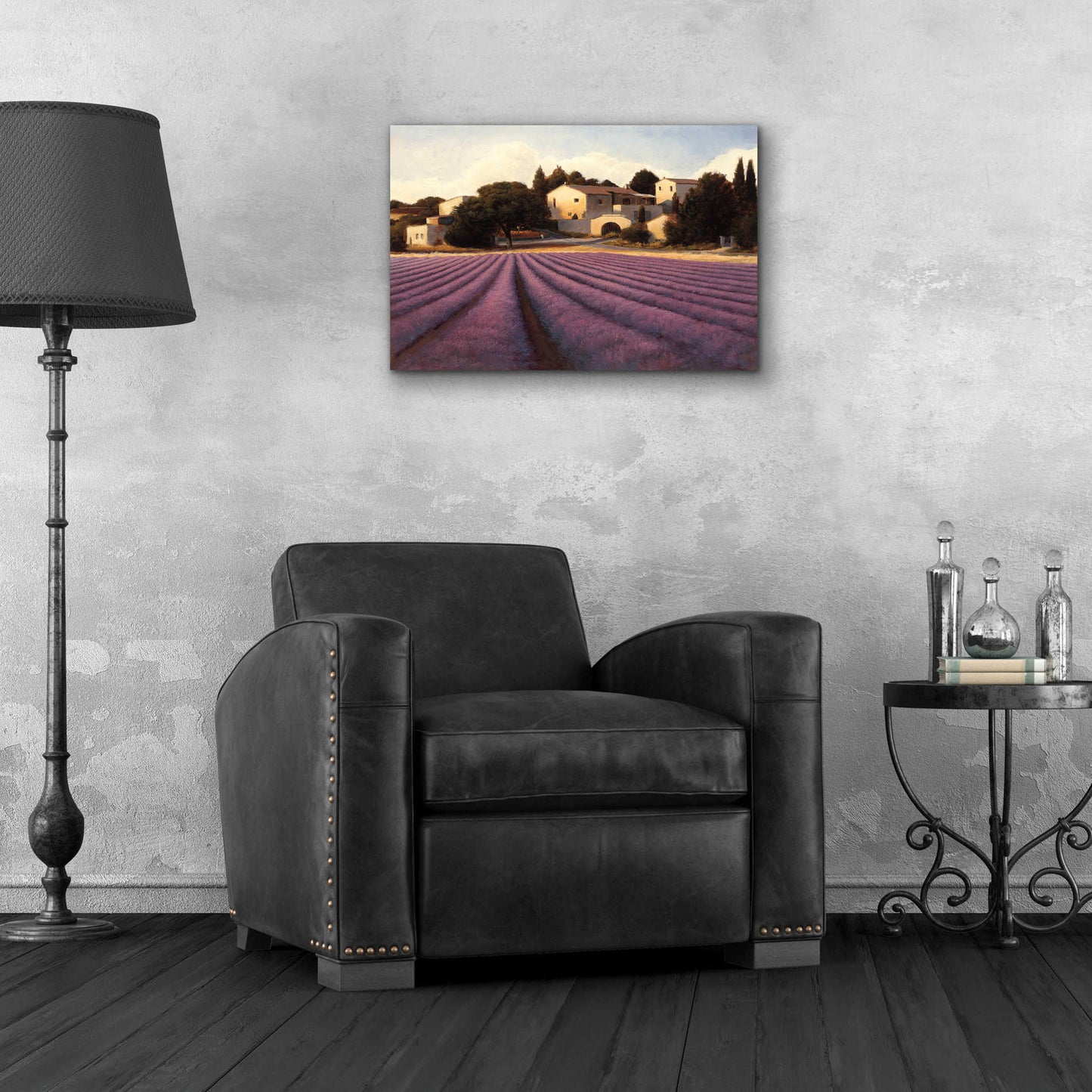 Epic Art 'Lavender Fields I' by James Wiens, Acrylic Glass Wall Art,24x16