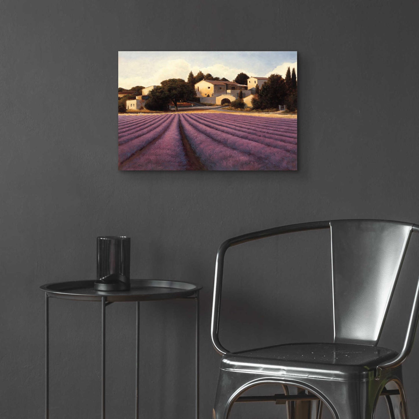 Epic Art 'Lavender Fields I' by James Wiens, Acrylic Glass Wall Art,24x16