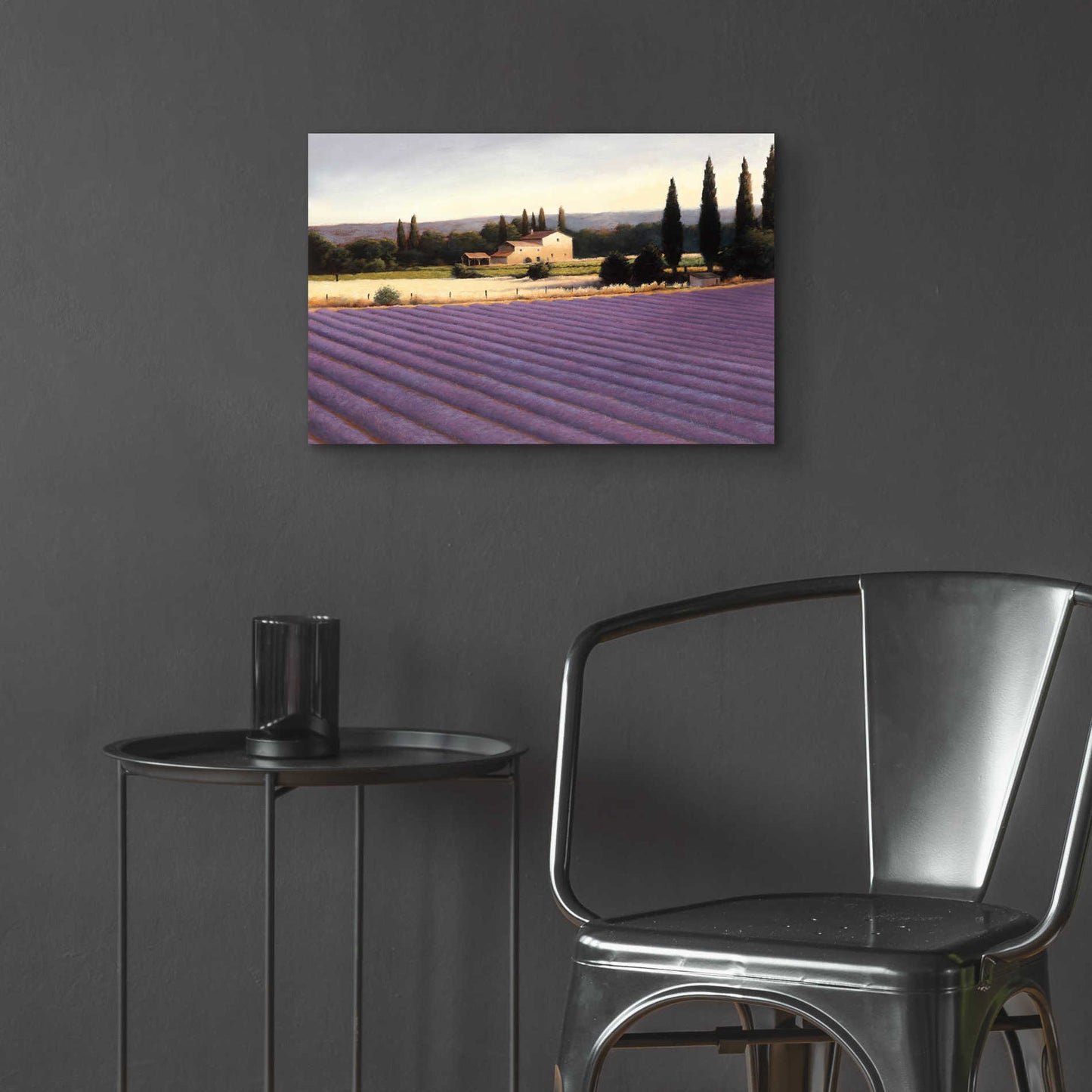 Epic Art 'Lavender Fields II' by James Wiens, Acrylic Glass Wall Art,24x16