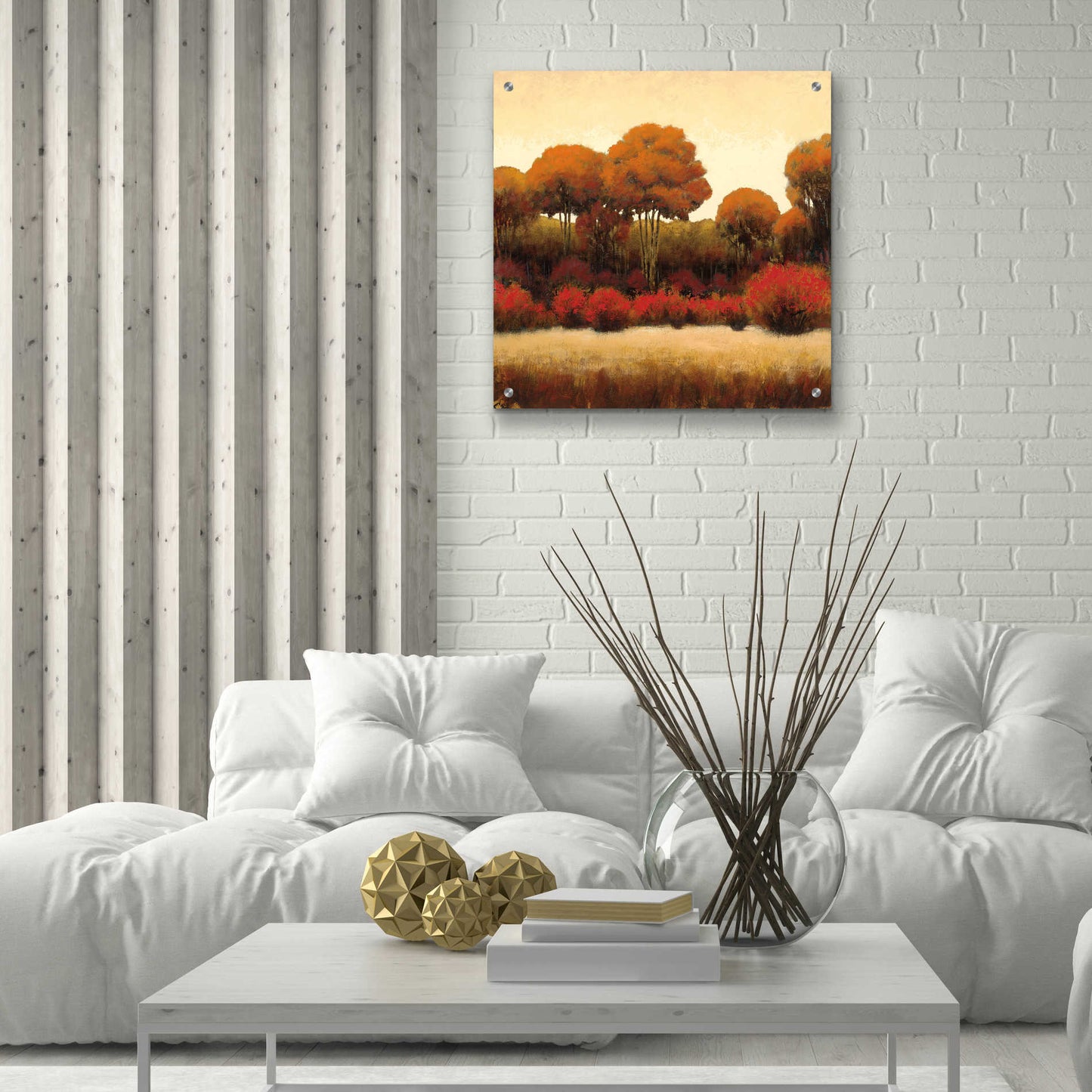 Epic Art 'Autumn Forest II' by James Wiens, Acrylic Glass Wall Art,24x24