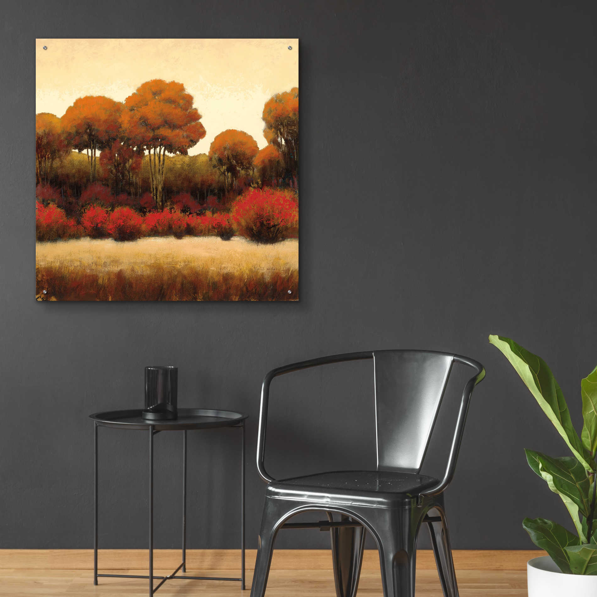 Epic Art 'Autumn Forest II' by James Wiens, Acrylic Glass Wall Art,36x36