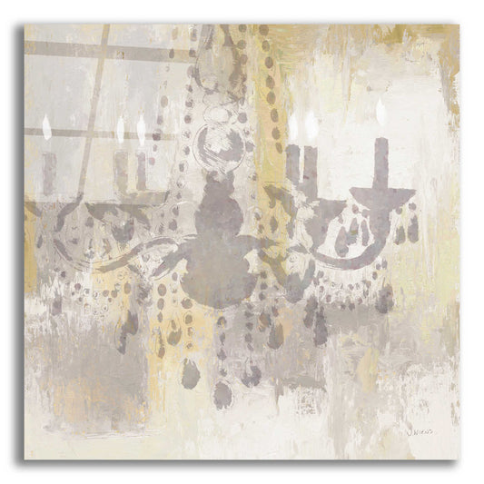 Epic Art 'Candelabra Gold I' by James Wiens, Acrylic Glass Wall Art,12x12x1.1x0,18x18x1.1x0,26x26x1.74x0,37x37x1.74x0