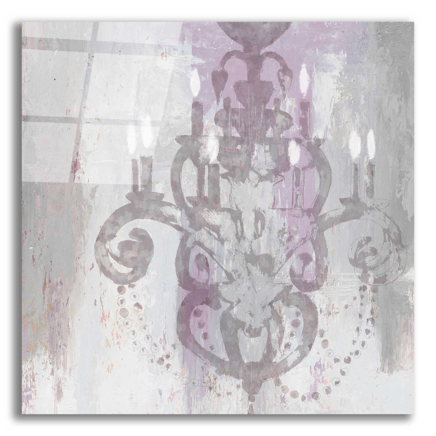 Epic Art 'Candelabra Orchid II' by James Wiens, Acrylic Glass Wall Art,12x12x1.1x0,18x18x1.1x0,26x26x1.74x0,37x37x1.74x0