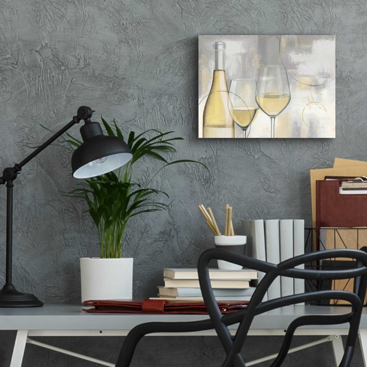 Epic Art 'Taste Appeal White I' by James Wiens, Acrylic Glass Wall Art,16x12