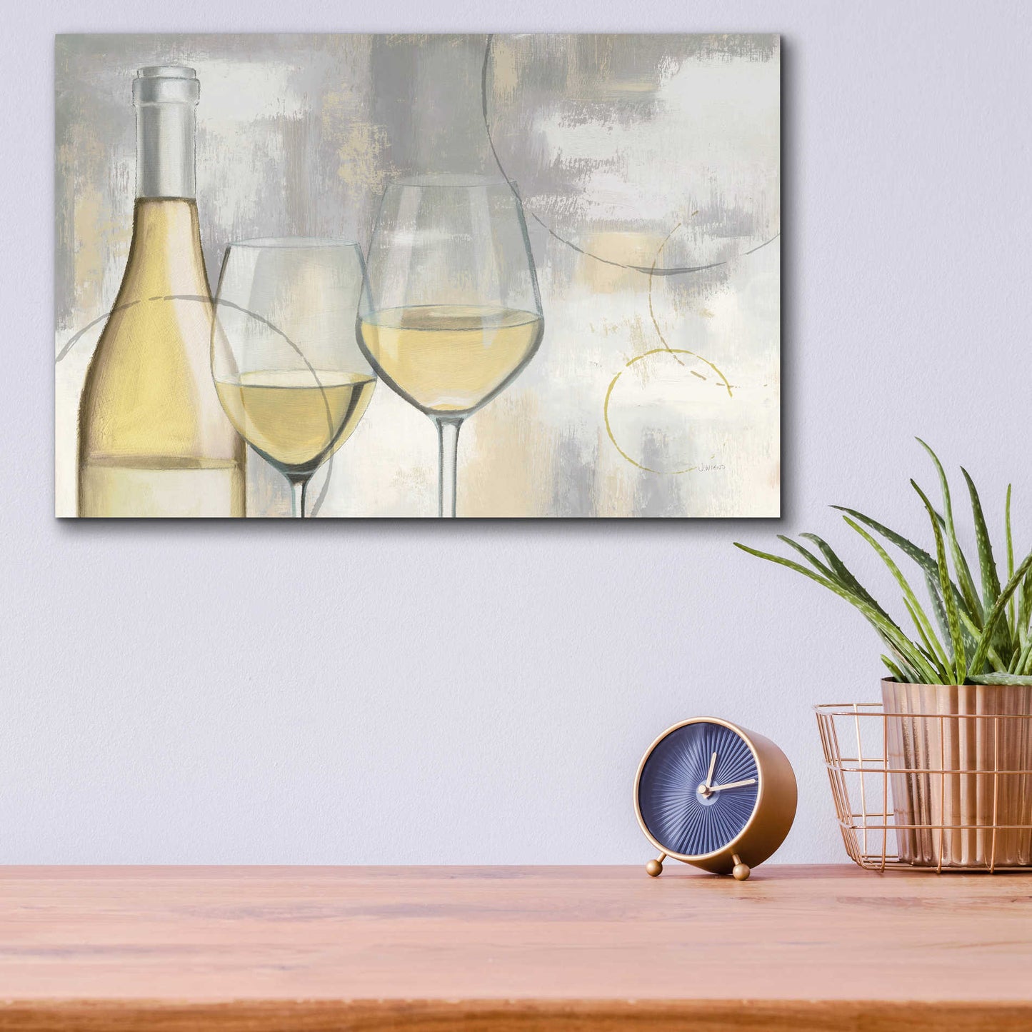 Epic Art 'Taste Appeal White I' by James Wiens, Acrylic Glass Wall Art,16x12