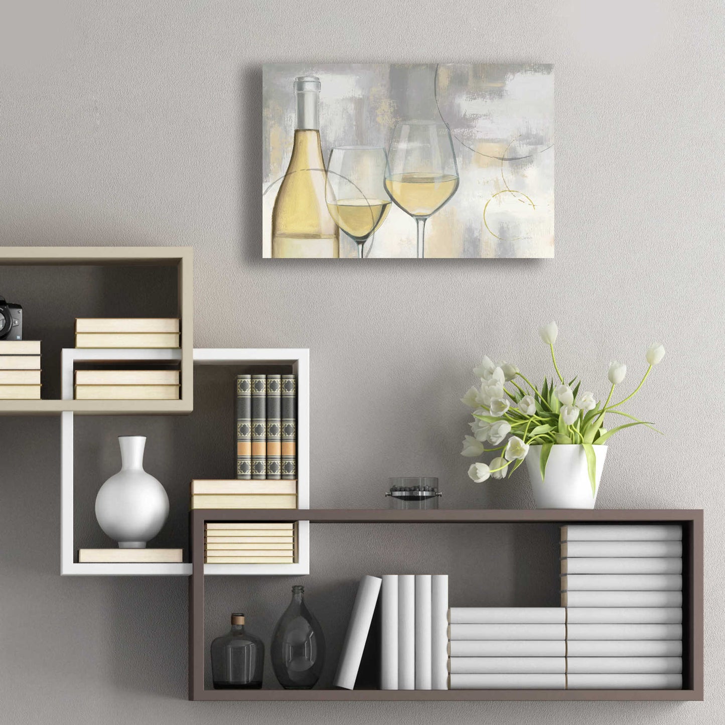 Epic Art 'Taste Appeal White I' by James Wiens, Acrylic Glass Wall Art,24x16