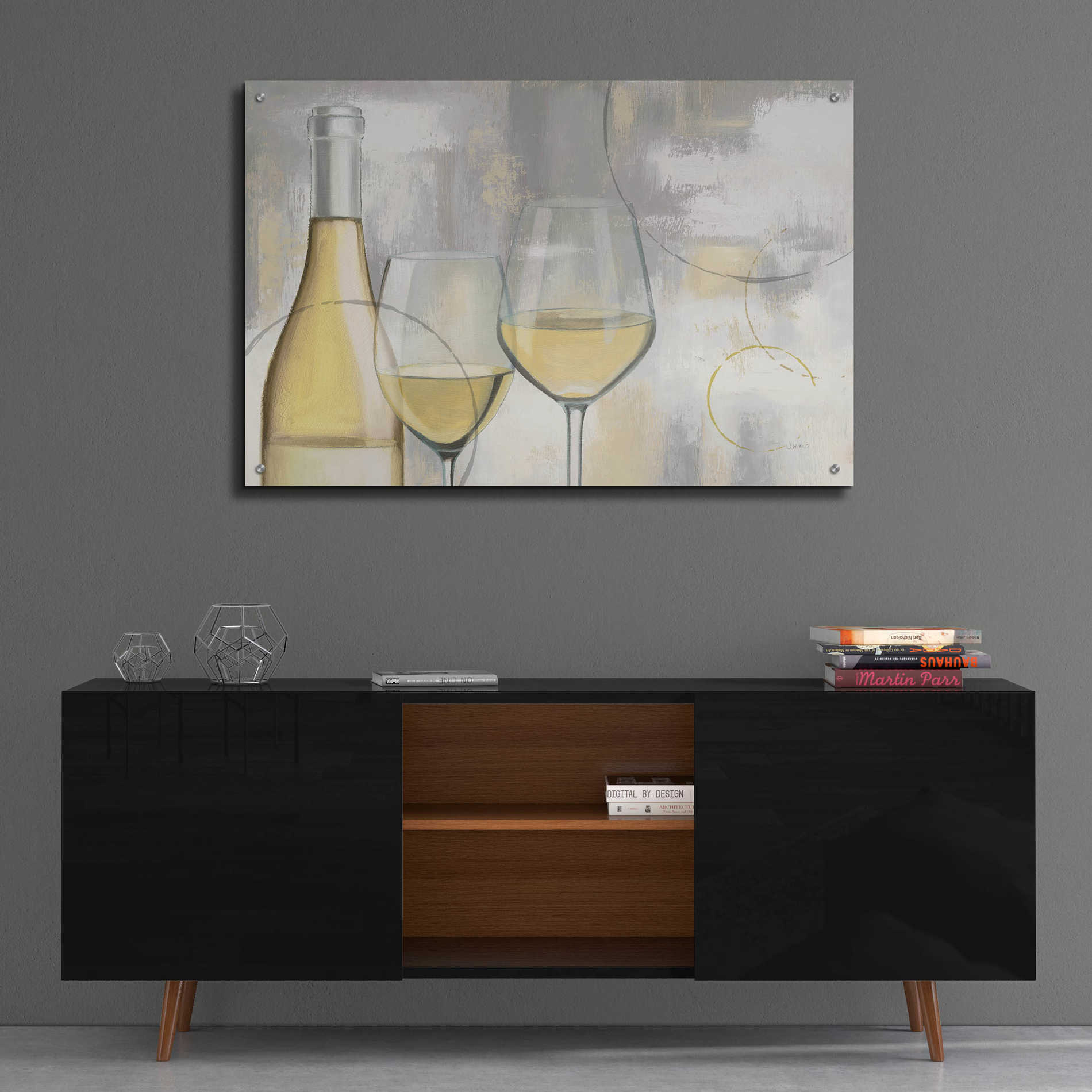 Epic Art 'Taste Appeal White I' by James Wiens, Acrylic Glass Wall Art,36x24