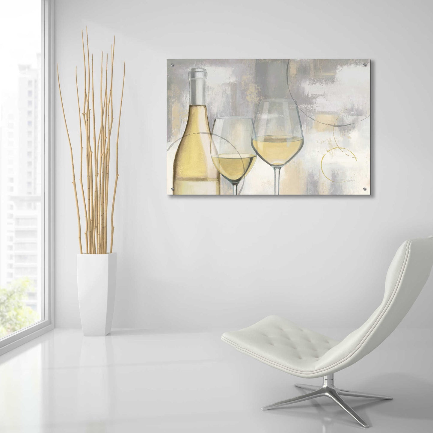 Epic Art 'Taste Appeal White I' by James Wiens, Acrylic Glass Wall Art,36x24