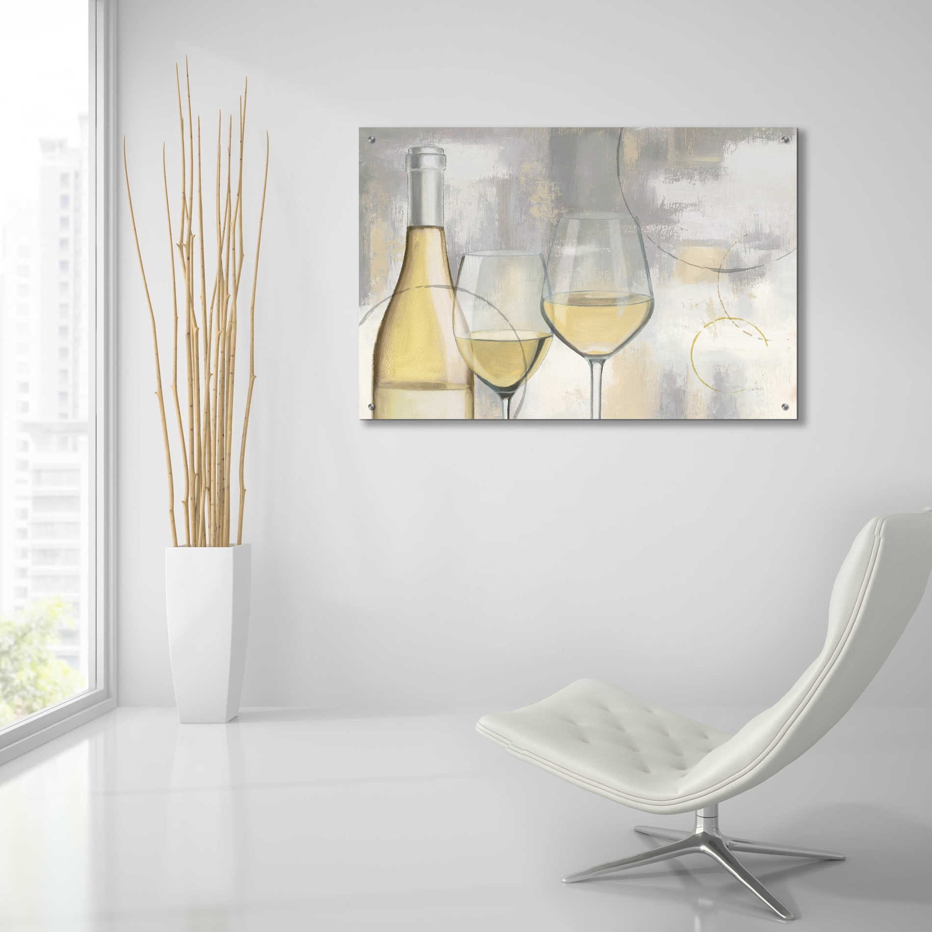 Epic Art 'Taste Appeal White I' by James Wiens, Acrylic Glass Wall Art,36x24