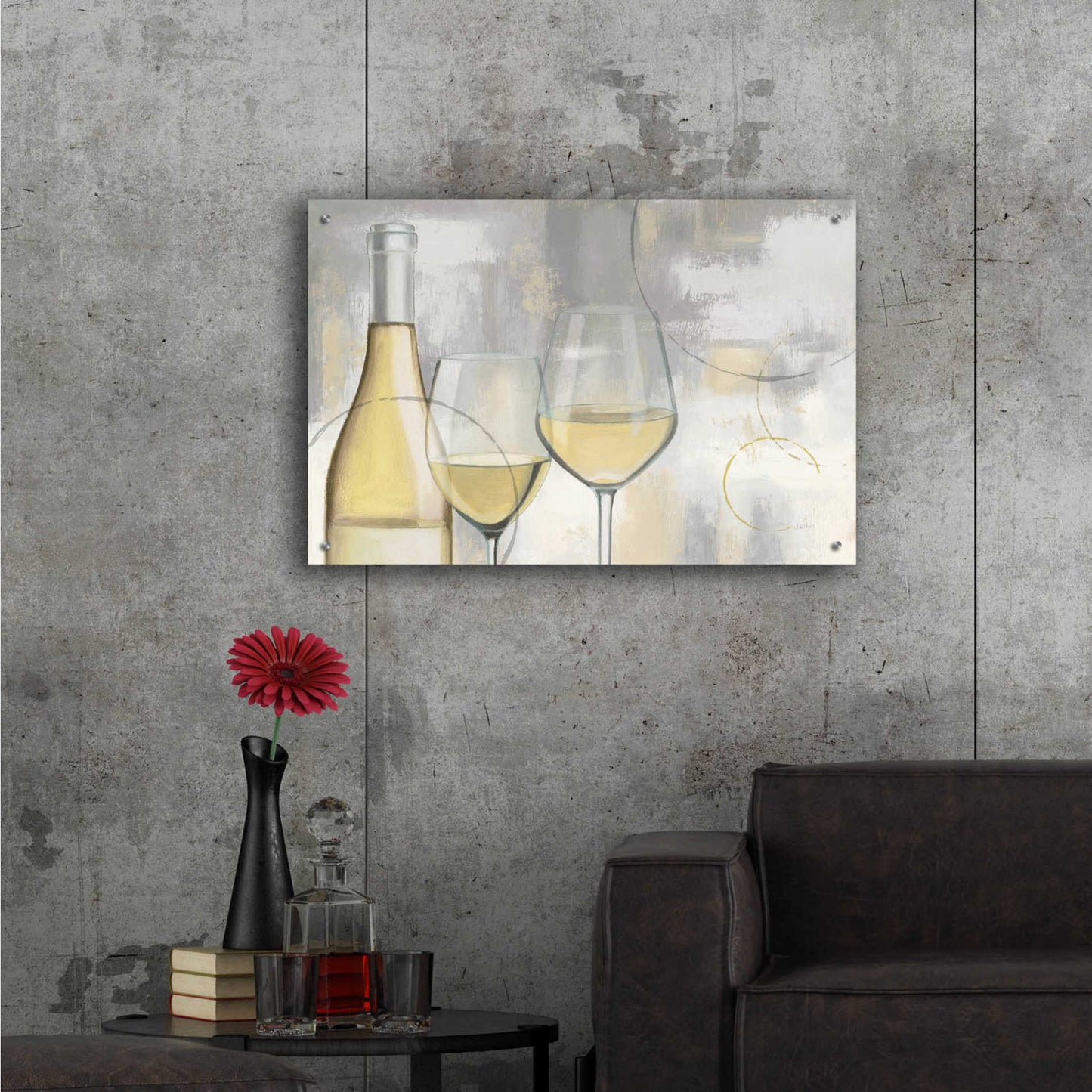 Epic Art 'Taste Appeal White I' by James Wiens, Acrylic Glass Wall Art,36x24