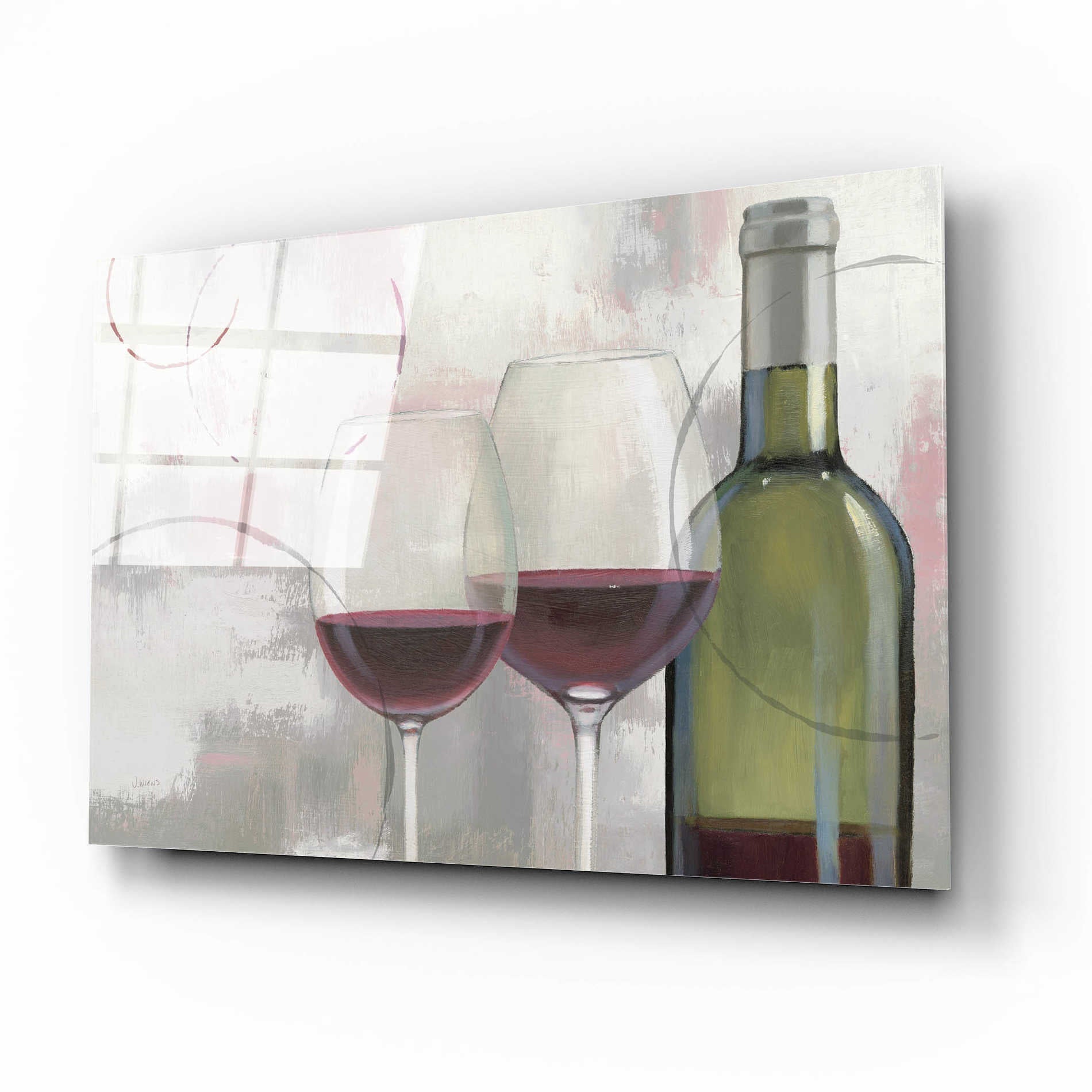 Epic Art 'Taste Appeal Red I' by James Wiens, Acrylic Glass Wall Art,16x12