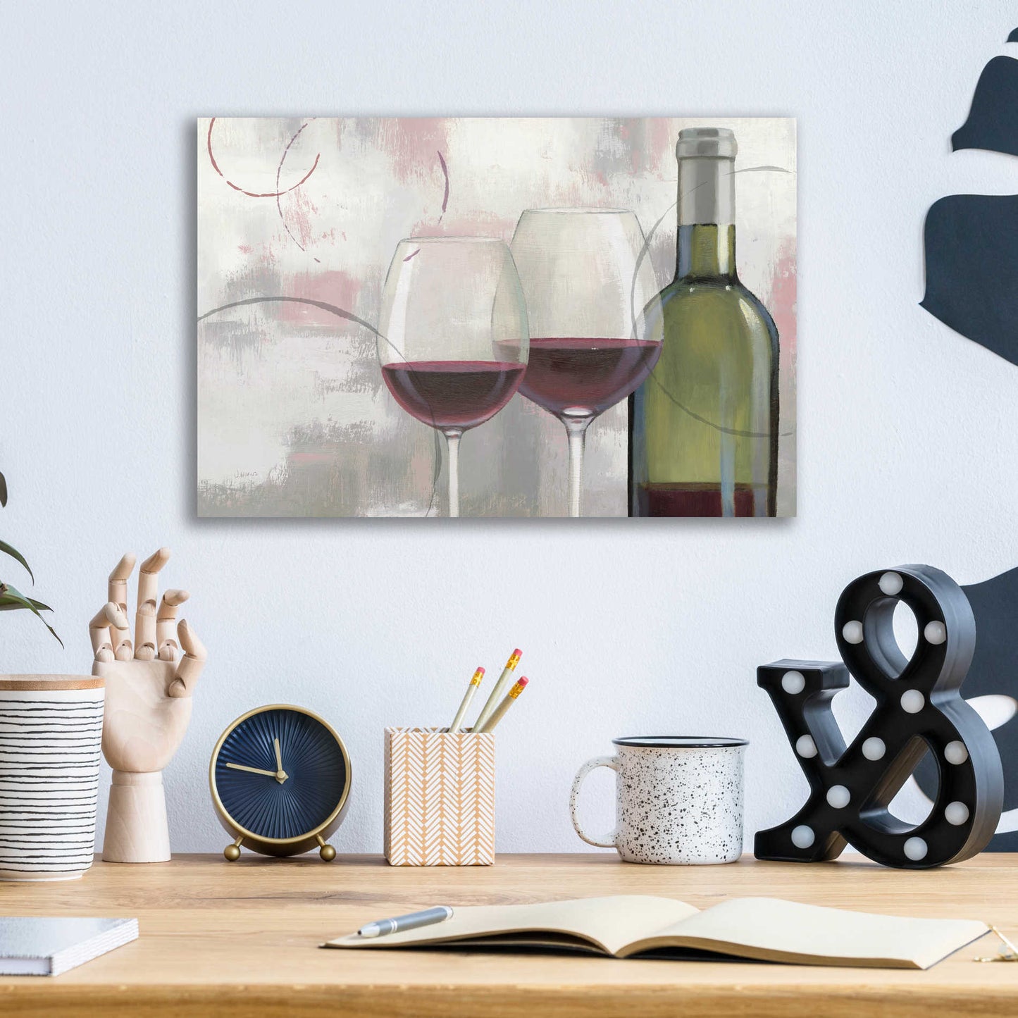 Epic Art 'Taste Appeal Red I' by James Wiens, Acrylic Glass Wall Art,16x12