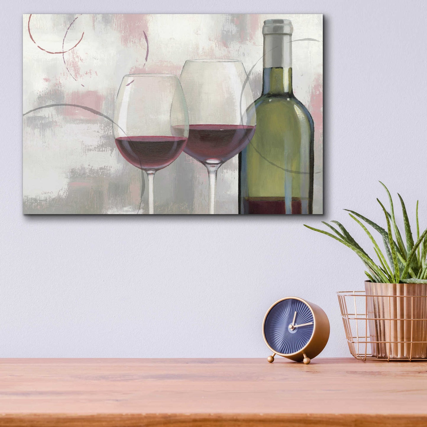 Epic Art 'Taste Appeal Red I' by James Wiens, Acrylic Glass Wall Art,16x12