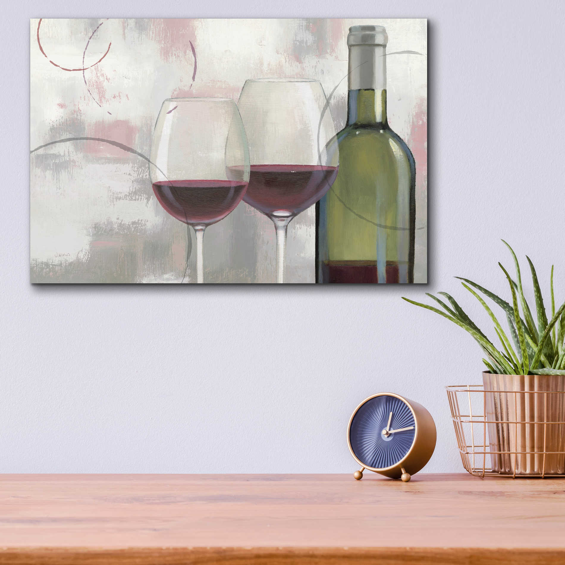 Epic Art 'Taste Appeal Red I' by James Wiens, Acrylic Glass Wall Art,16x12