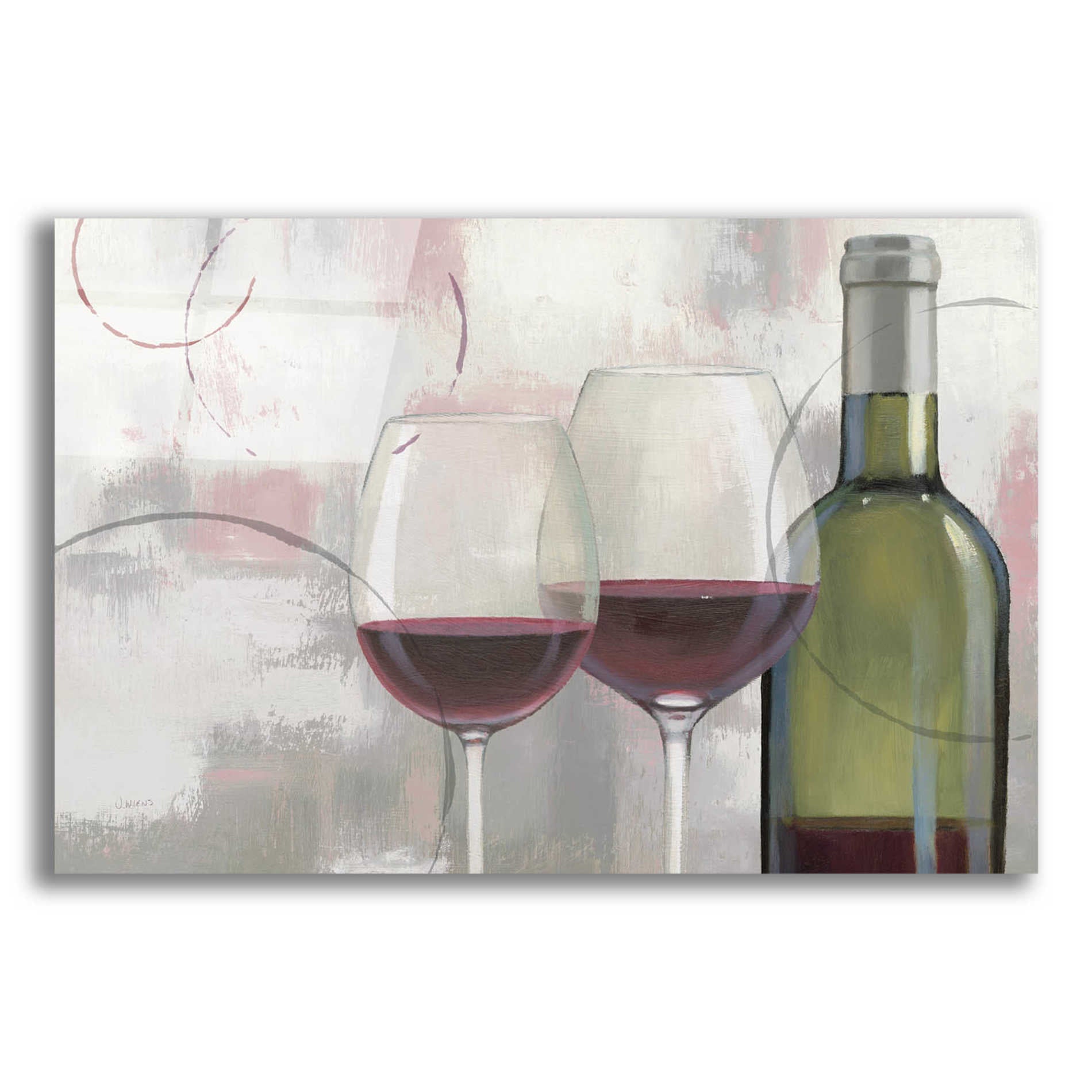 Epic Art 'Taste Appeal Red I' by James Wiens, Acrylic Glass Wall Art,24x16
