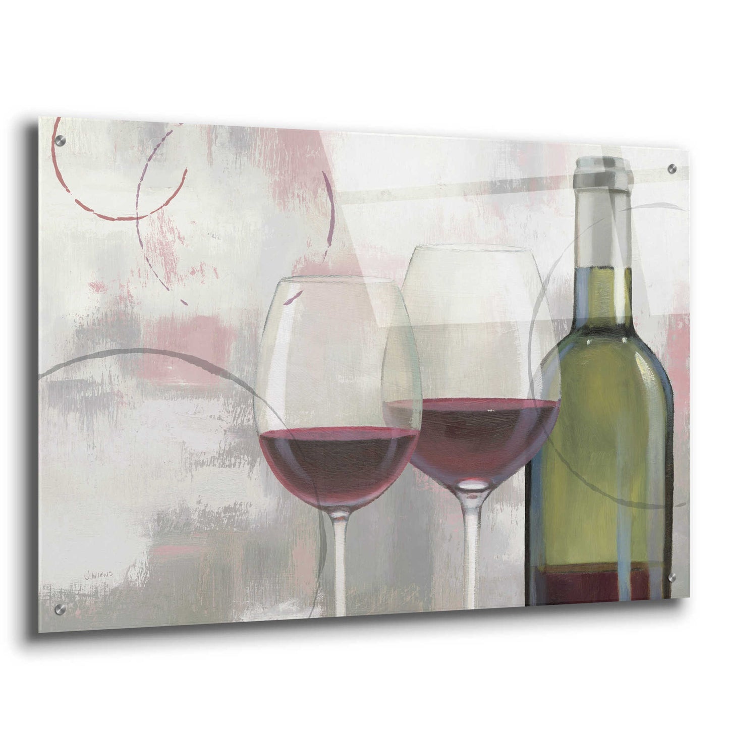 Epic Art 'Taste Appeal Red I' by James Wiens, Acrylic Glass Wall Art,36x24