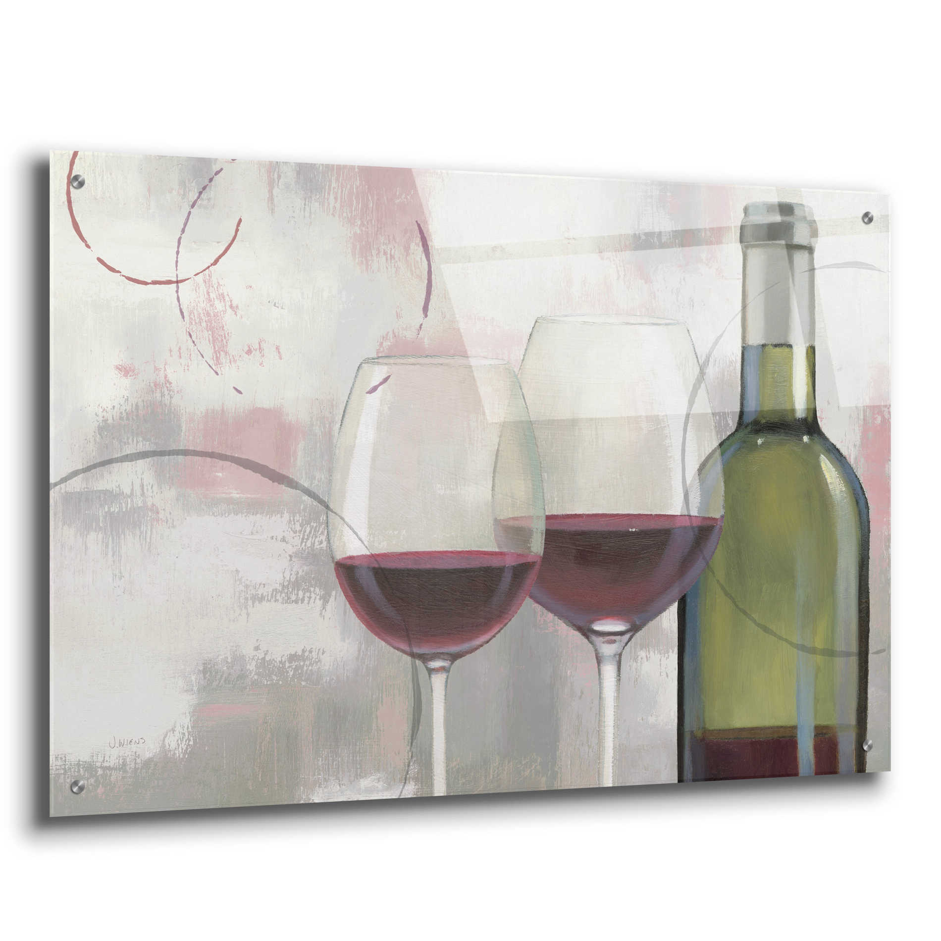 Epic Art 'Taste Appeal Red I' by James Wiens, Acrylic Glass Wall Art,36x24