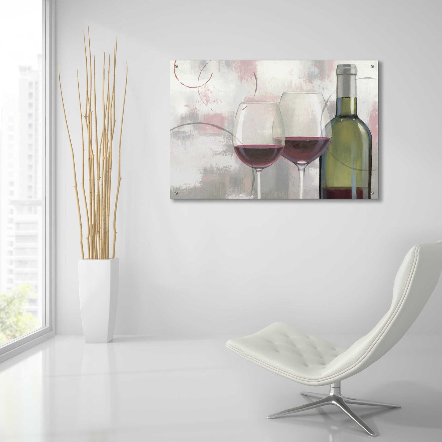 Epic Art 'Taste Appeal Red I' by James Wiens, Acrylic Glass Wall Art,36x24