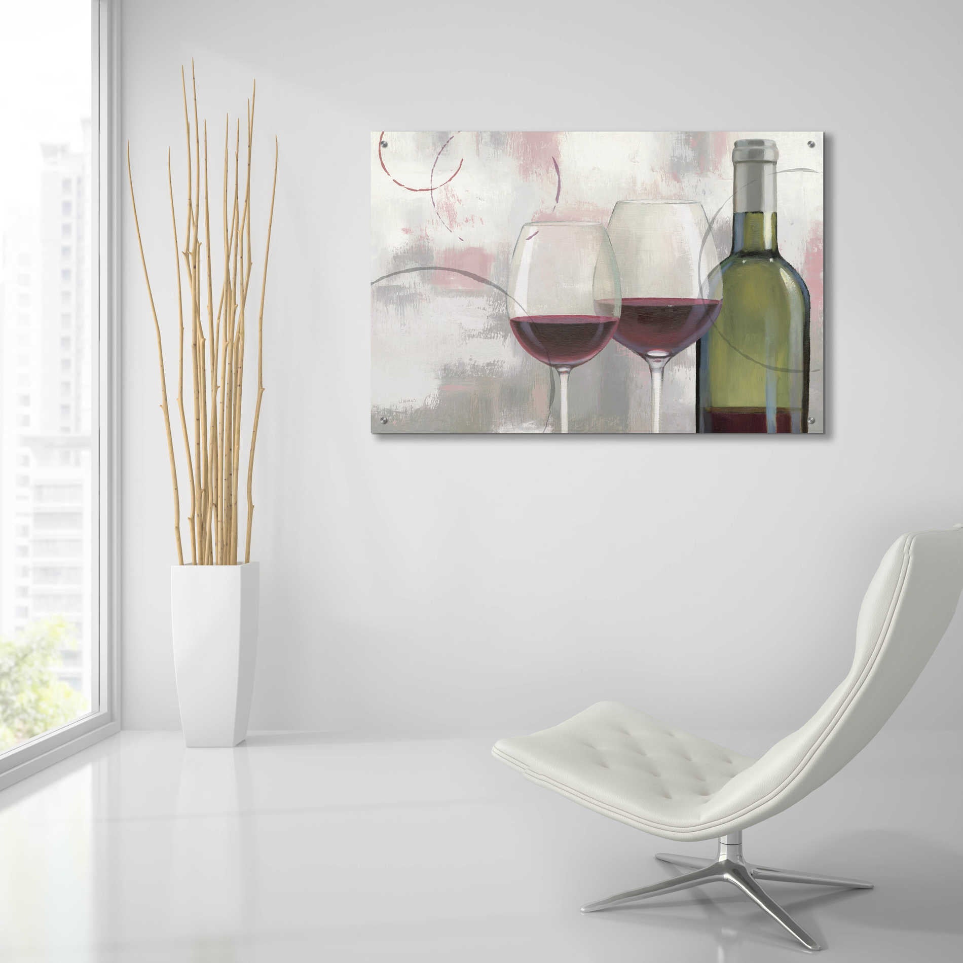 Epic Art 'Taste Appeal Red I' by James Wiens, Acrylic Glass Wall Art,36x24