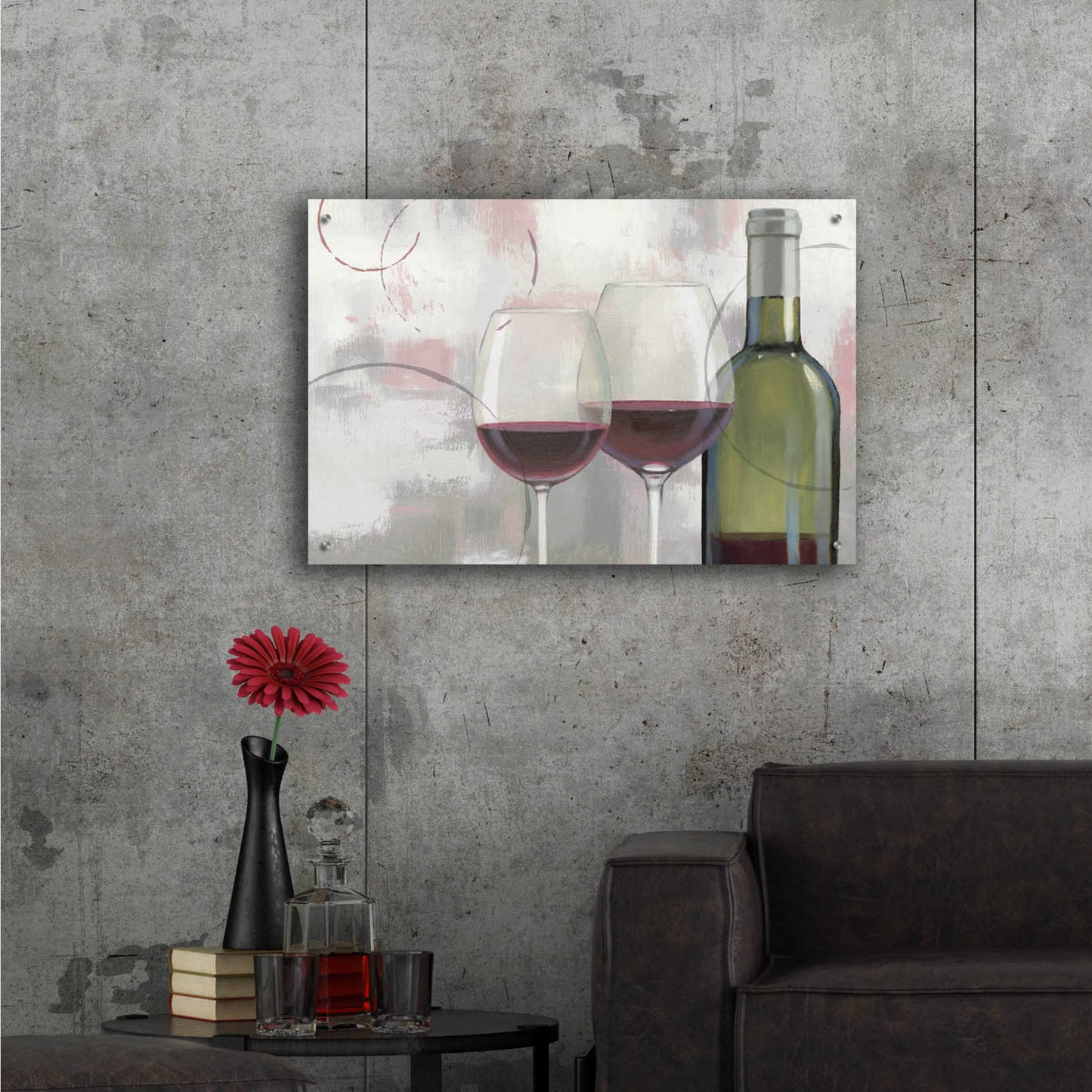 Epic Art 'Taste Appeal Red I' by James Wiens, Acrylic Glass Wall Art,36x24