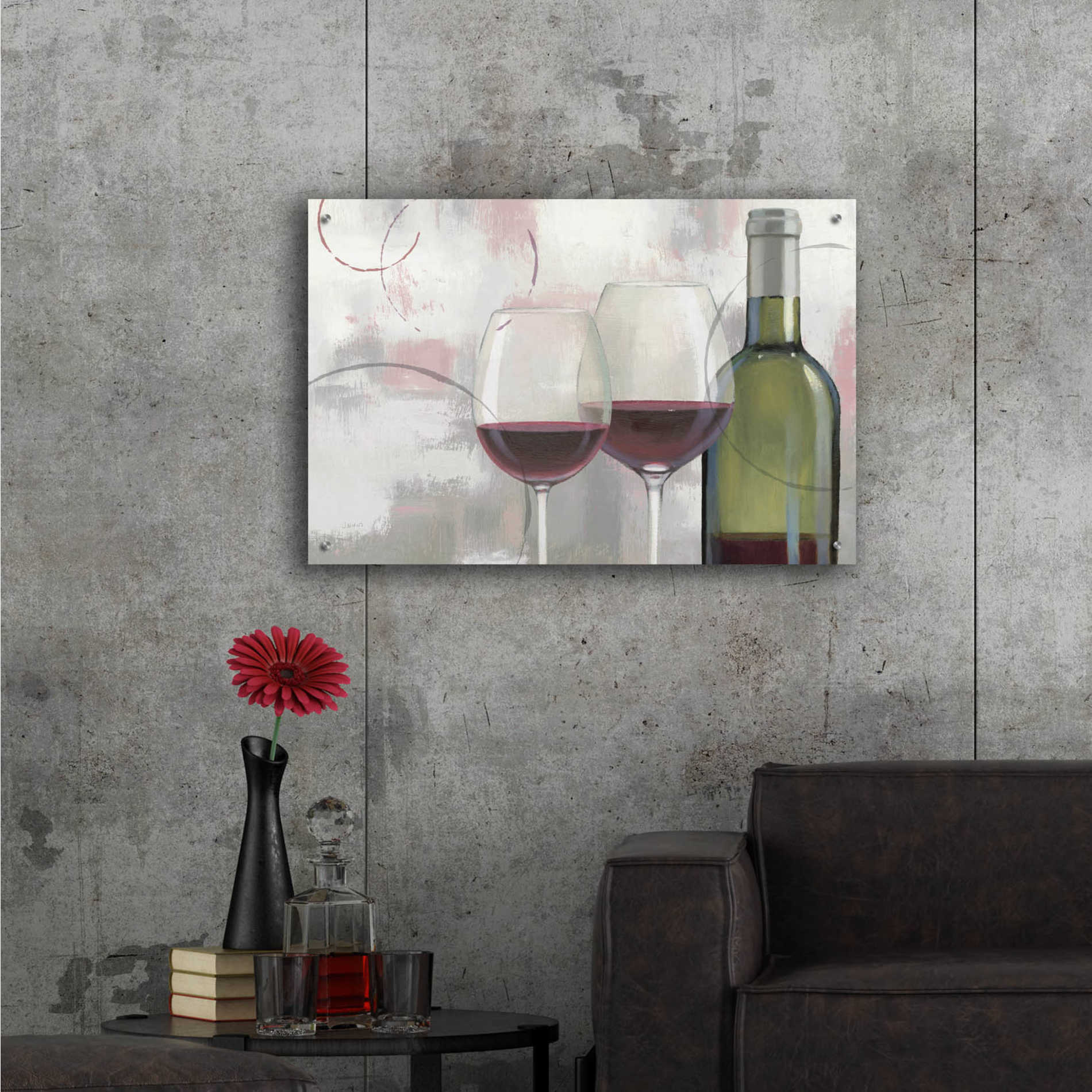 Epic Art 'Taste Appeal Red I' by James Wiens, Acrylic Glass Wall Art,36x24