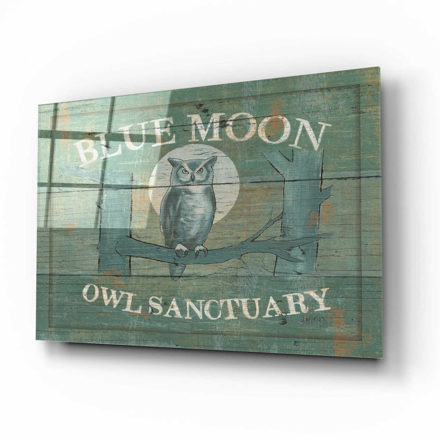 Epic Art 'Lodge Signs VII' by James Wiens, Acrylic Glass Wall Art,16x12