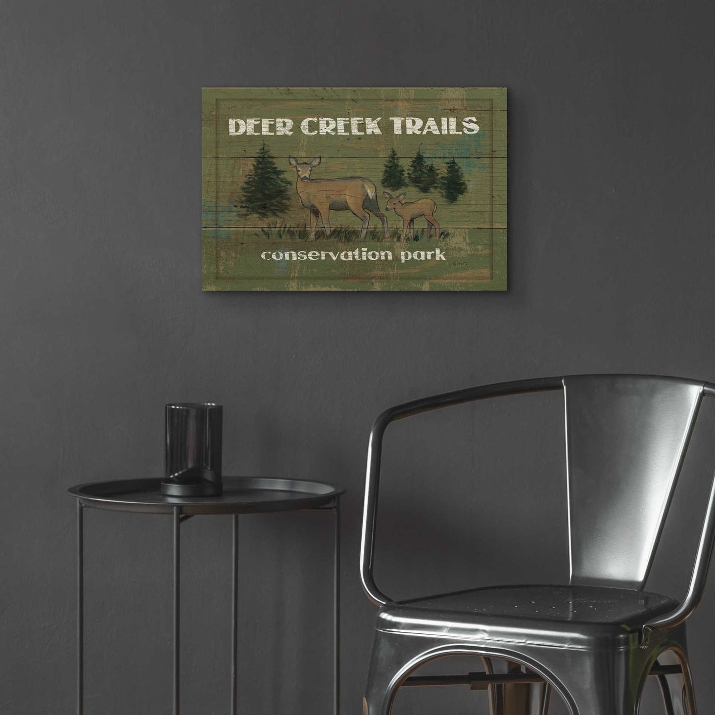 Epic Art 'Lodge Signs VIII' by James Wiens, Acrylic Glass Wall Art,24x16