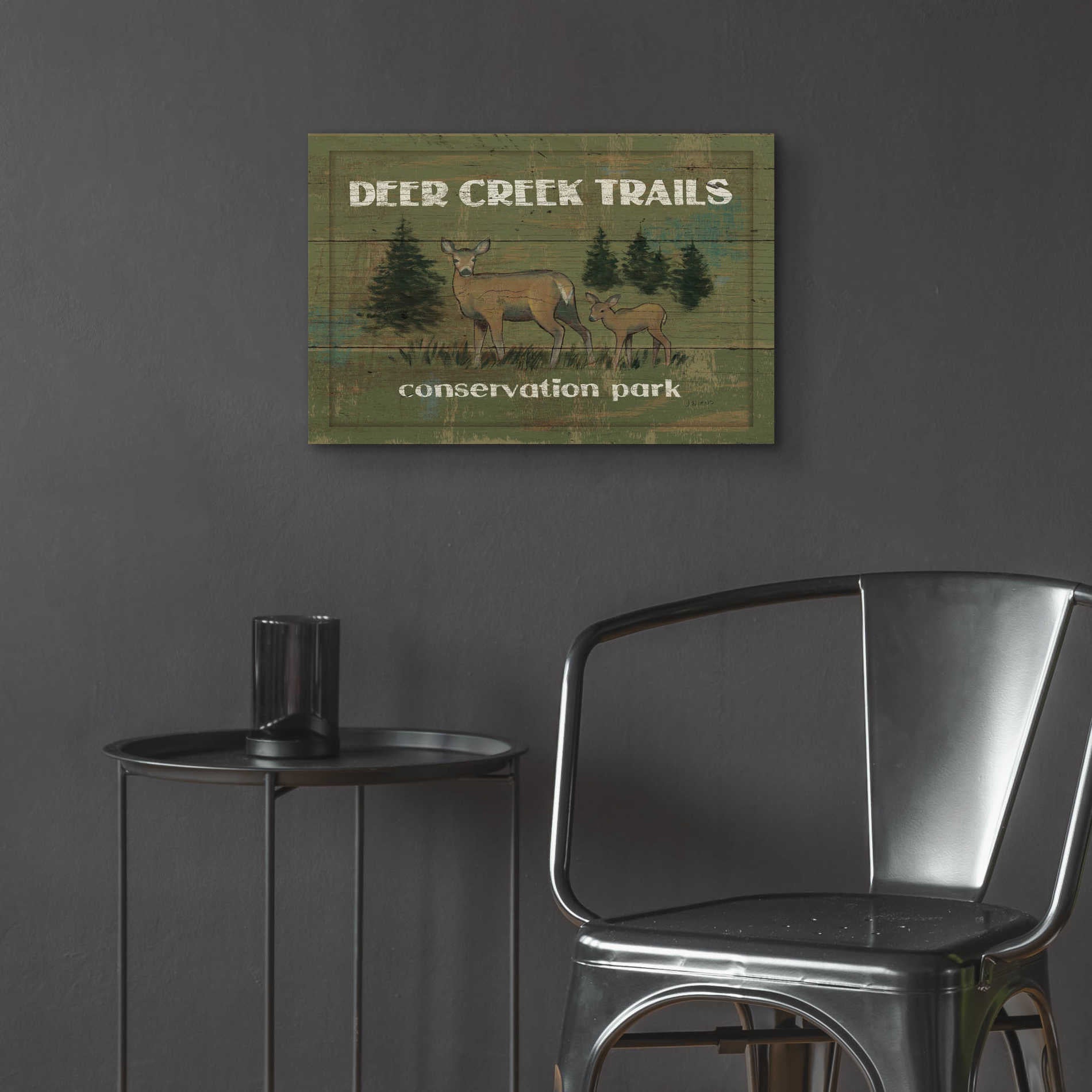 Epic Art 'Lodge Signs VIII' by James Wiens, Acrylic Glass Wall Art,24x16