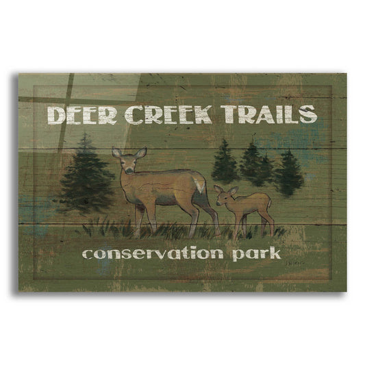 Epic Art 'Lodge Signs VIII' by James Wiens, Acrylic Glass Wall Art,16x12x1.1x0,24x20x1.1x0,30x26x1.74x0,54x40x1.74x0