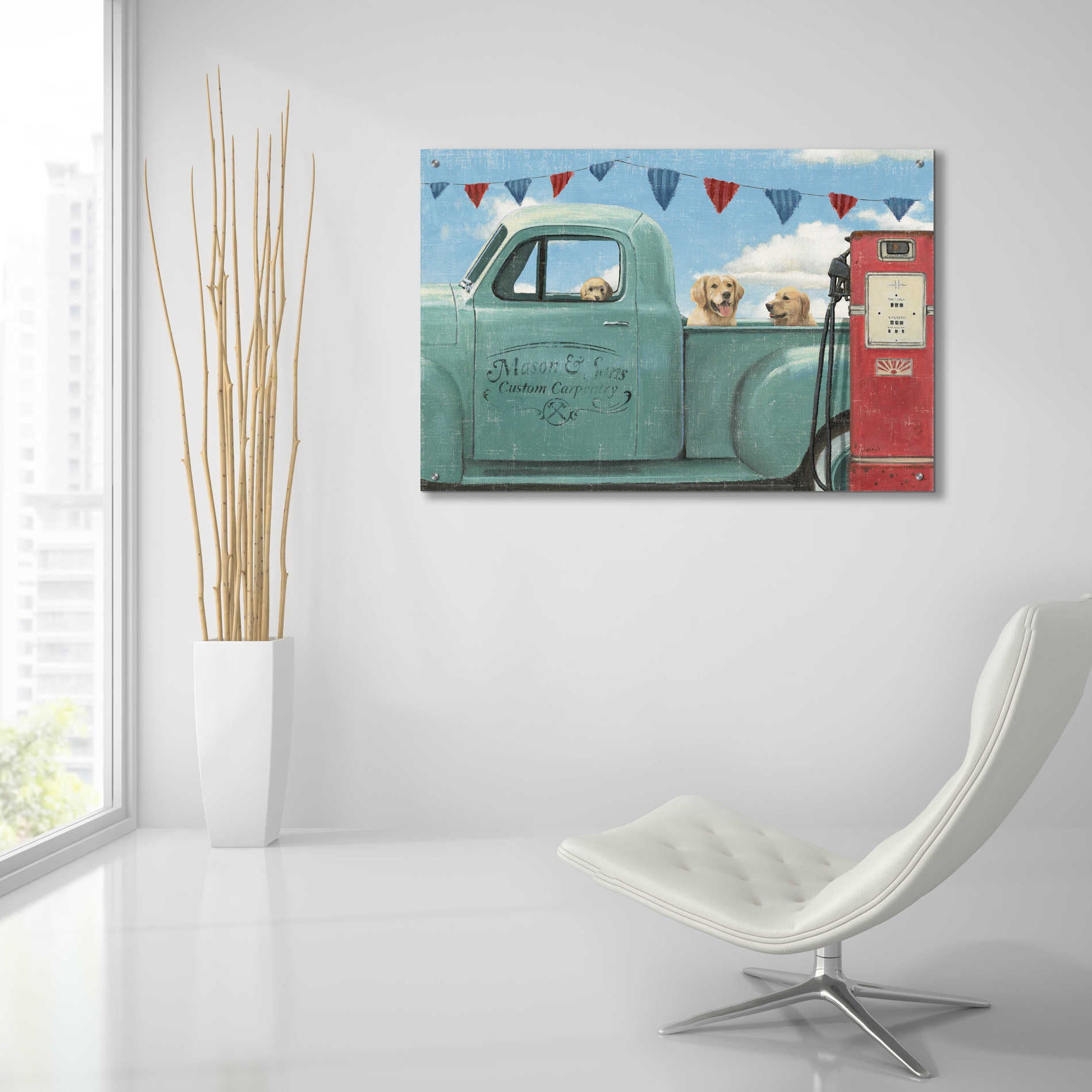 Epic Art 'Lets Go for a Ride II' by James Wiens, Acrylic Glass Wall Art,36x24