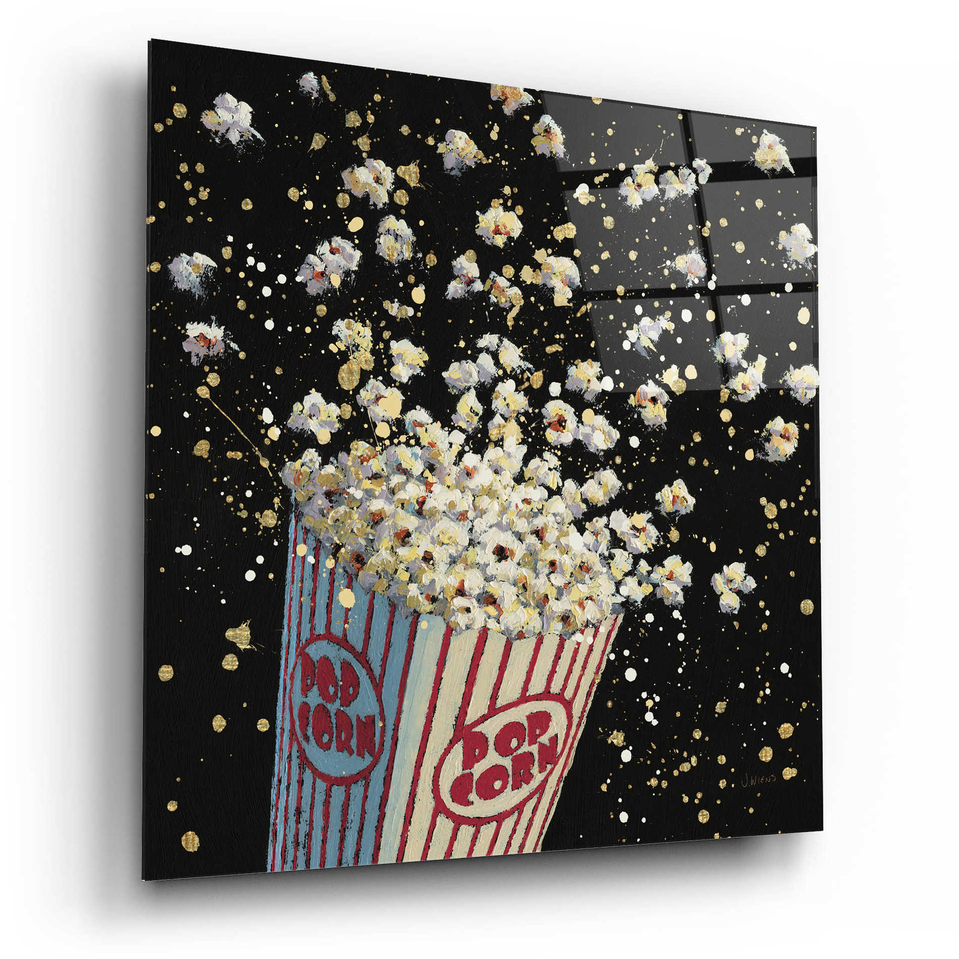 Epic Art 'Cinema Pop' by James Wiens, Acrylic Glass Wall Art,12x12