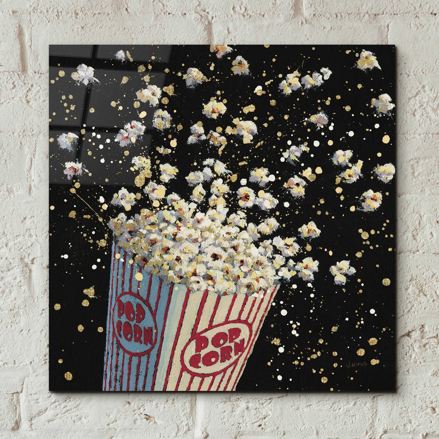 Epic Art 'Cinema Pop' by James Wiens, Acrylic Glass Wall Art,12x12