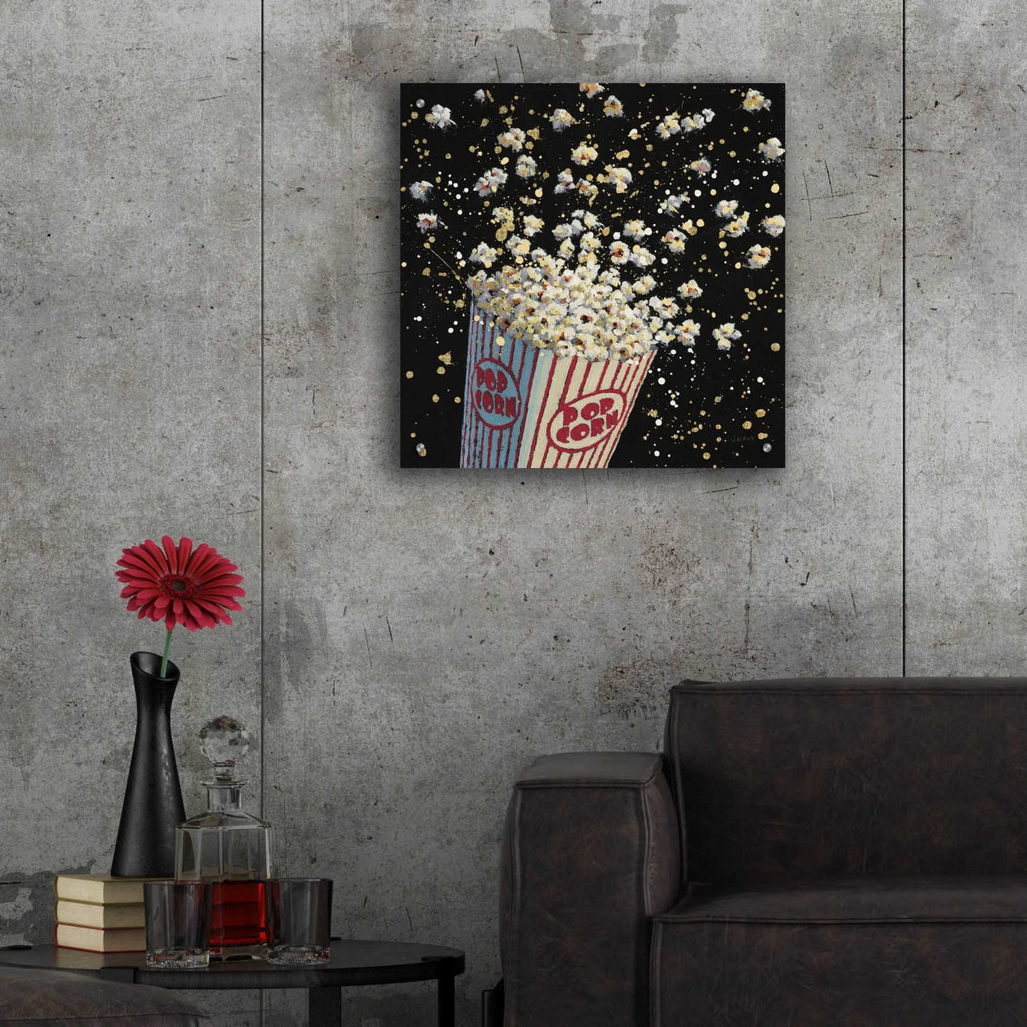 Epic Art 'Cinema Pop' by James Wiens, Acrylic Glass Wall Art,24x24