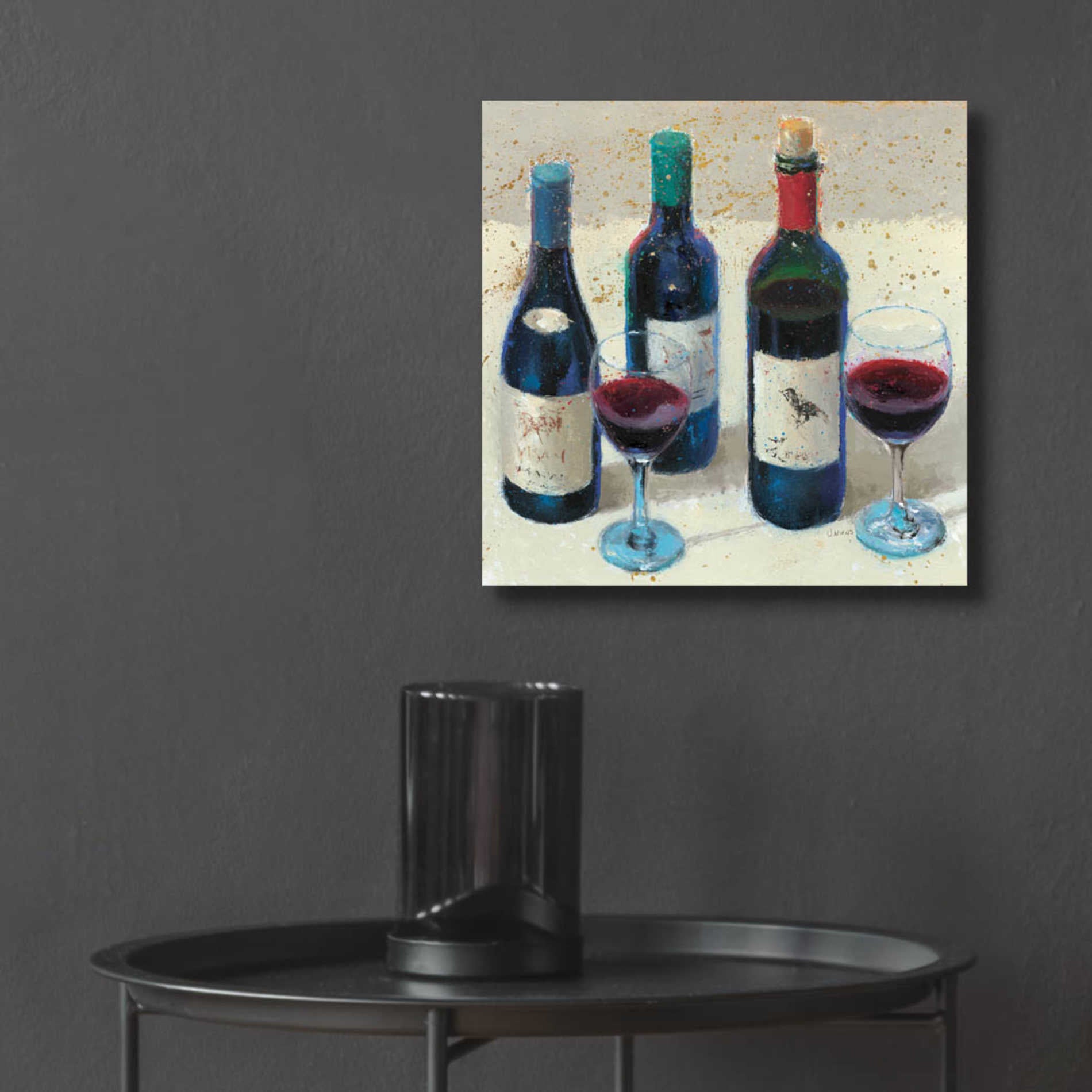 Epic Art 'Wine Bouquet Light' by James Wiens, Acrylic Glass Wall Art,12x12