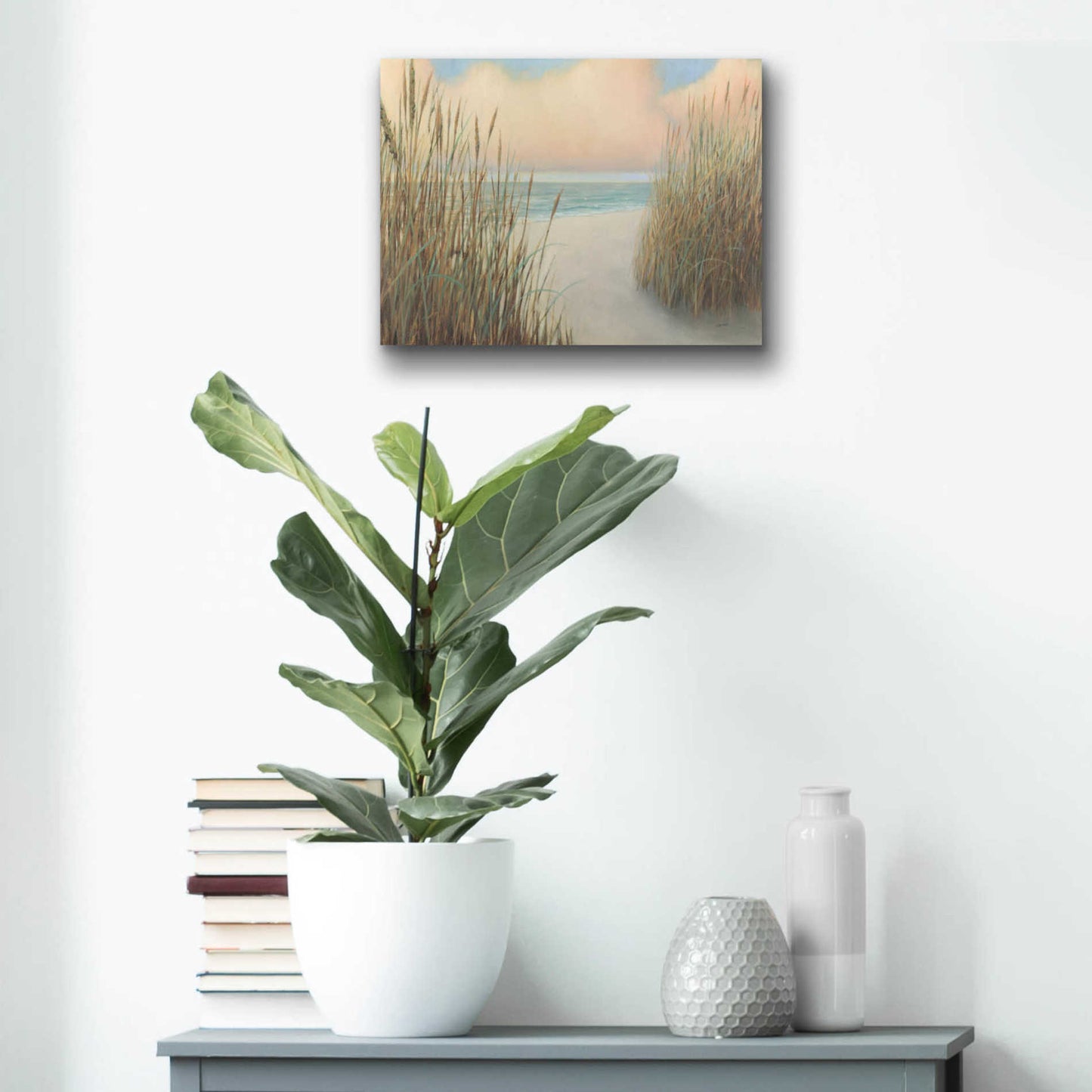 Epic Art 'Beach Trail I' by James Wiens, Acrylic Glass Wall Art,16x12