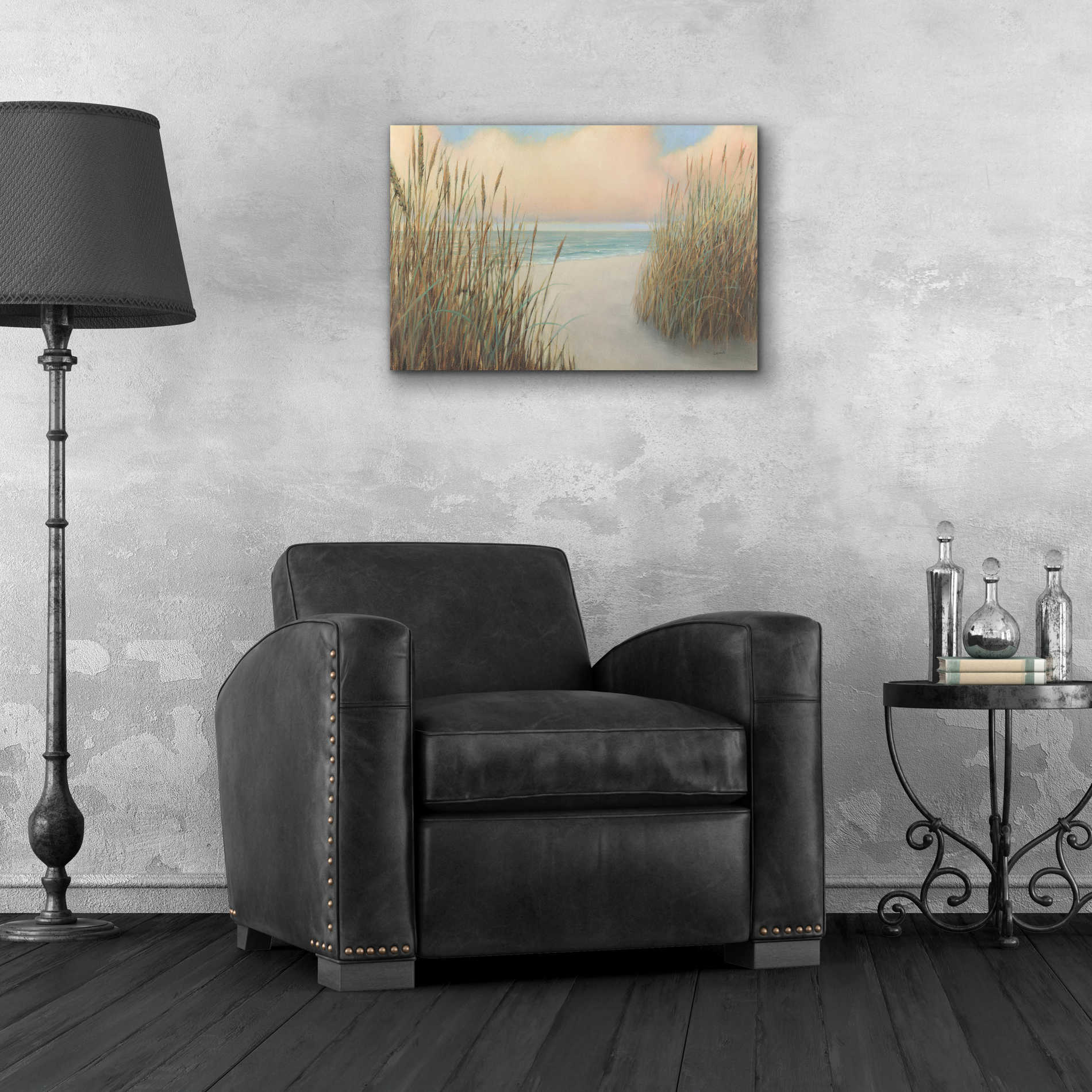 Epic Art 'Beach Trail I' by James Wiens, Acrylic Glass Wall Art,24x16