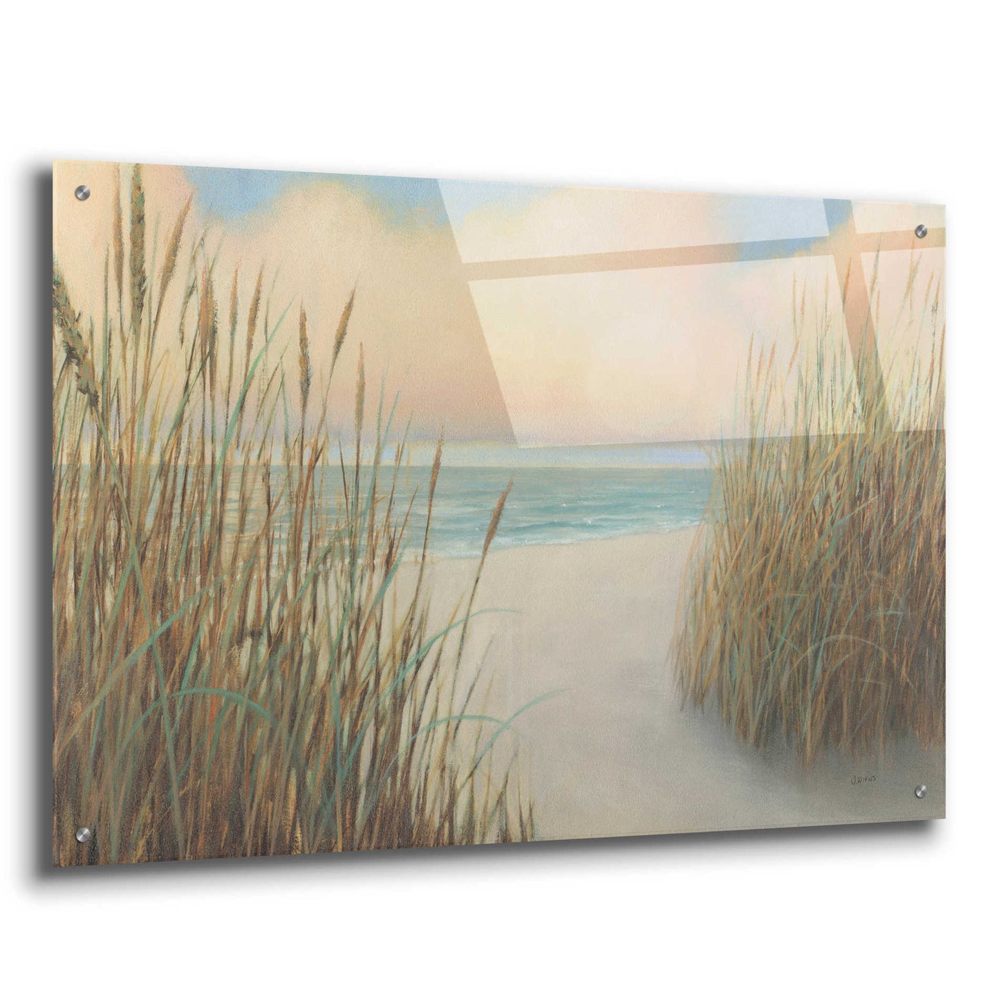 Epic Art 'Beach Trail I' by James Wiens, Acrylic Glass Wall Art,36x24